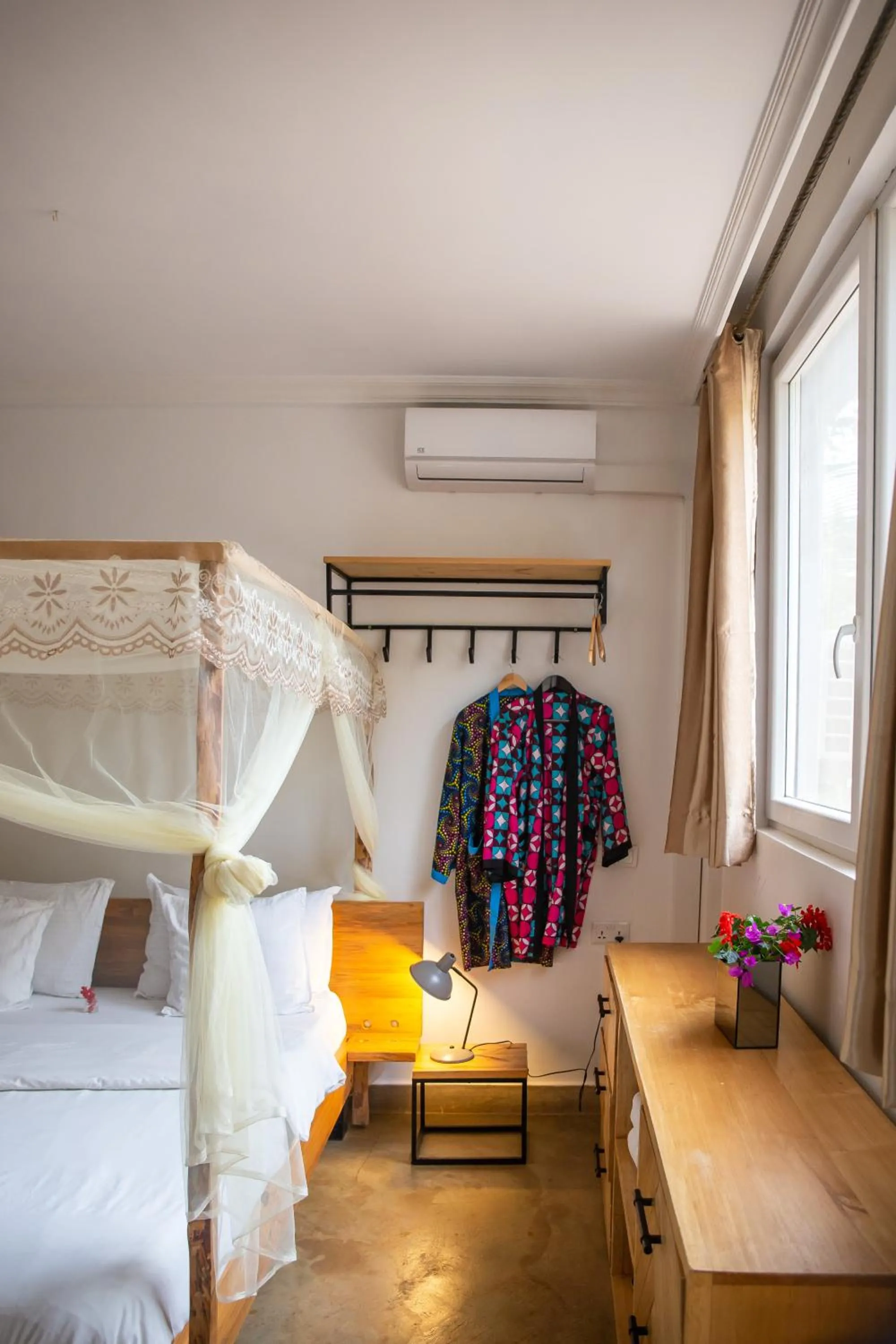 Bed in Eagle View Lodge - Kigali