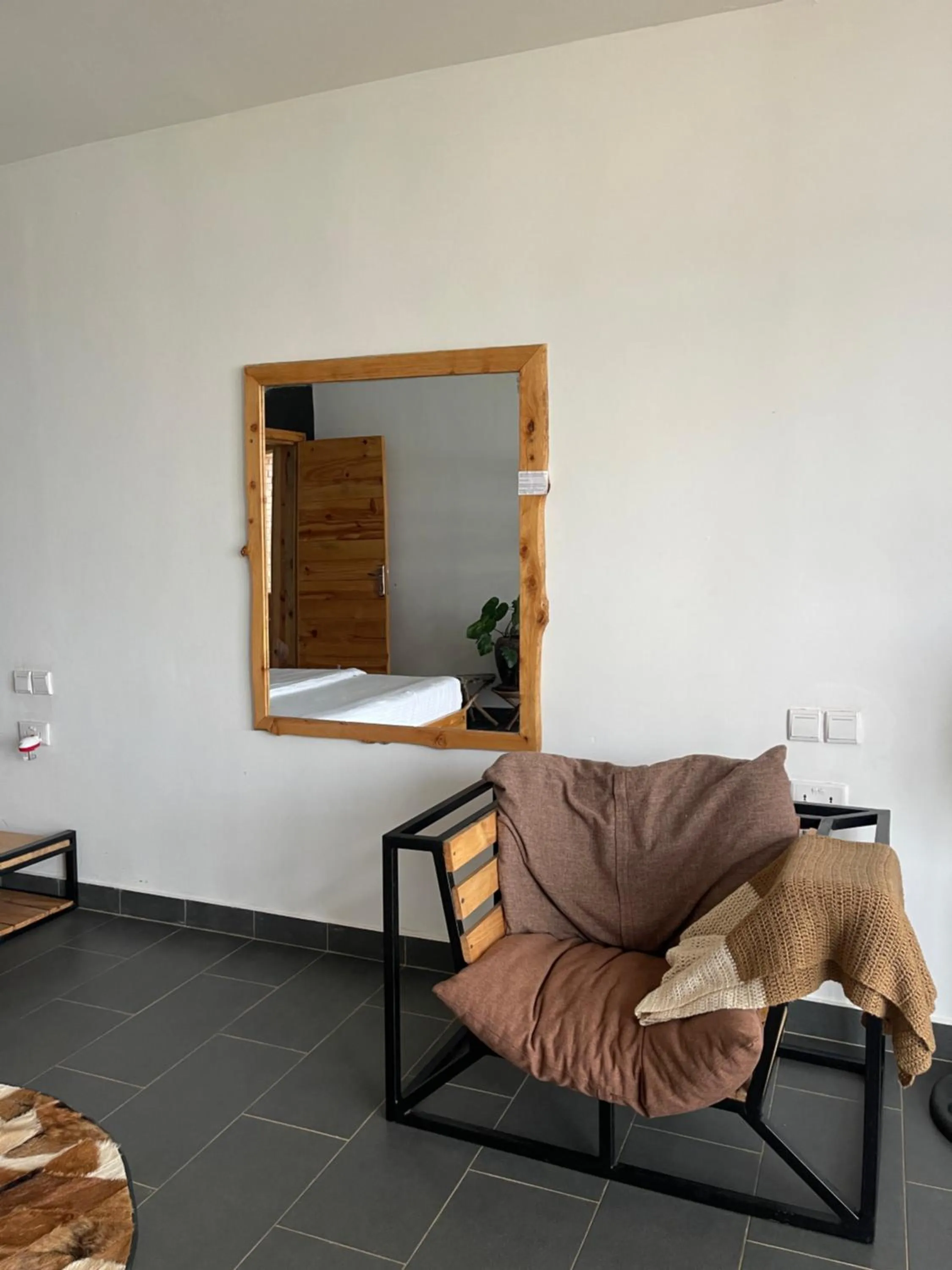 Seating area in Eagle View Lodge - Kigali