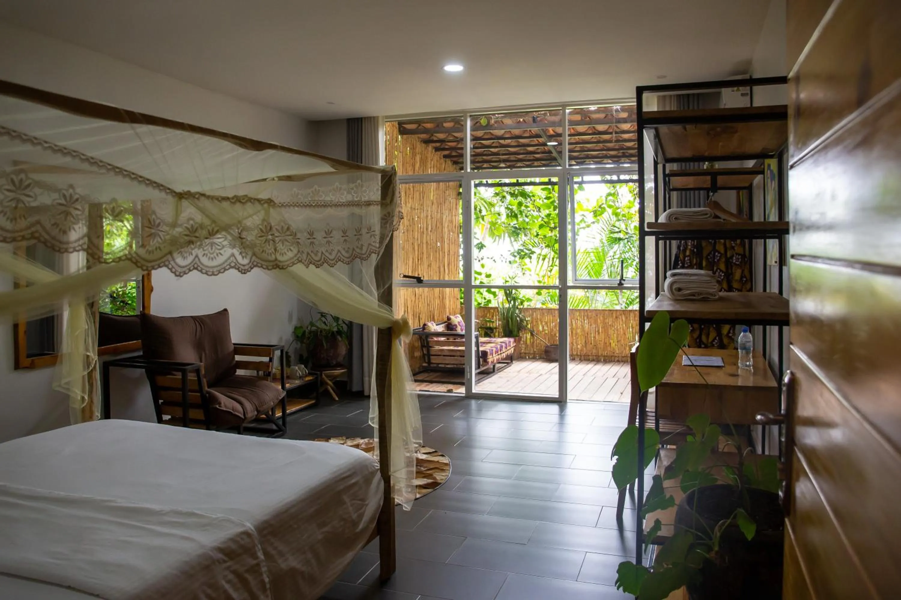 Bed in Eagle View Lodge - Kigali