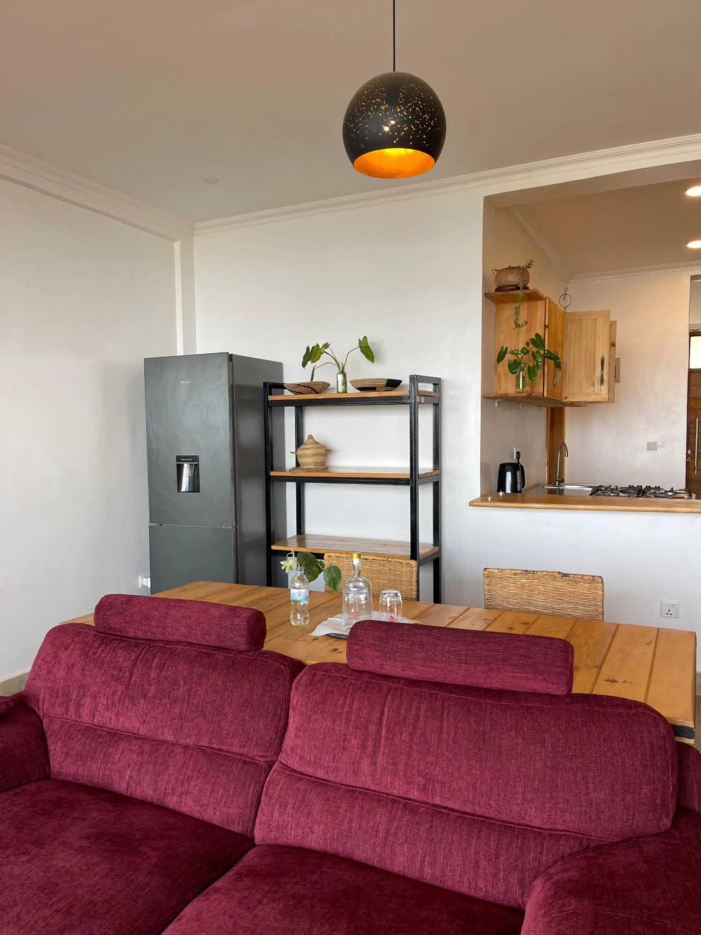 Living room in Eagle View Lodge - Kigali