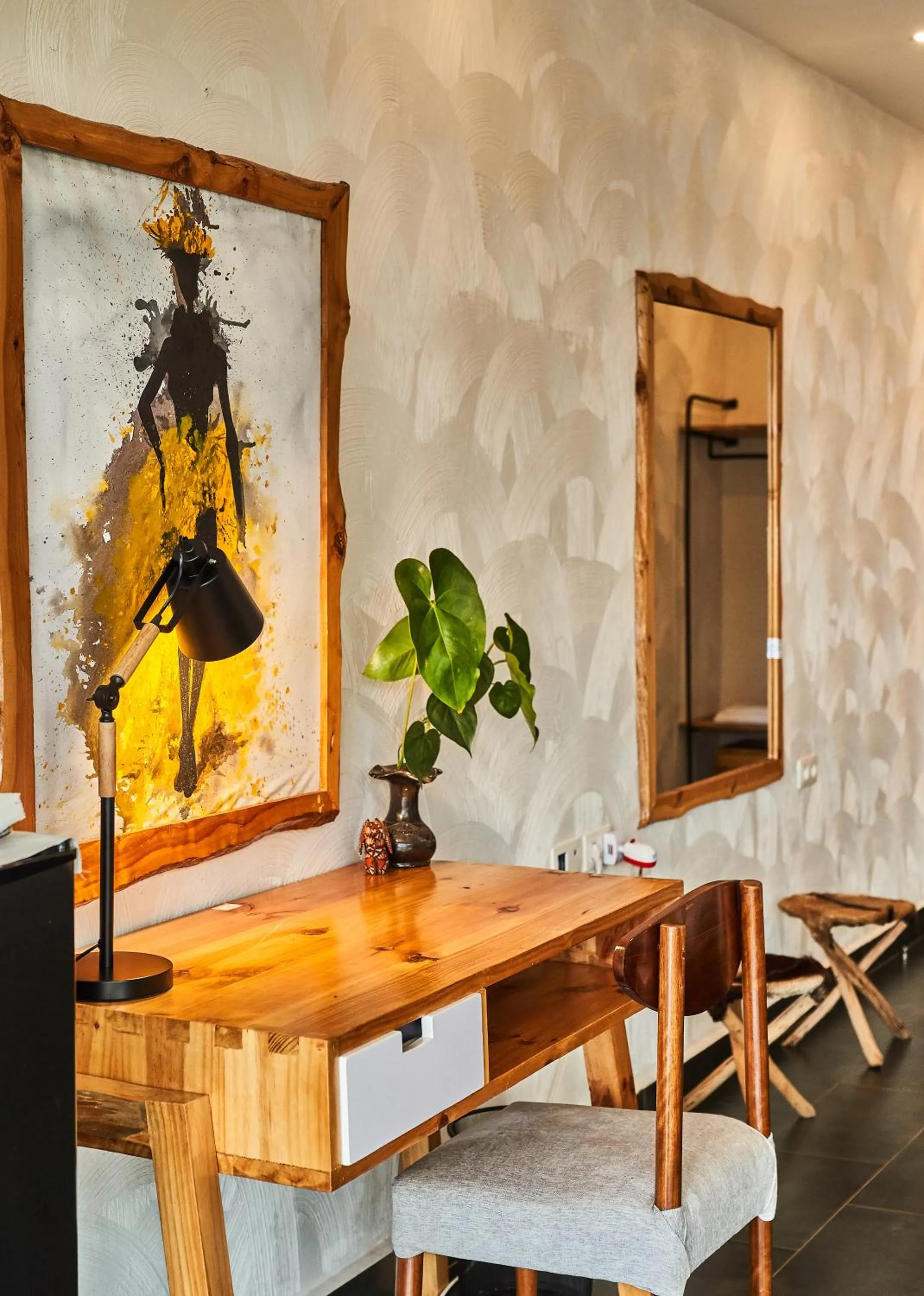 Seating area in Eagle View Lodge - Kigali