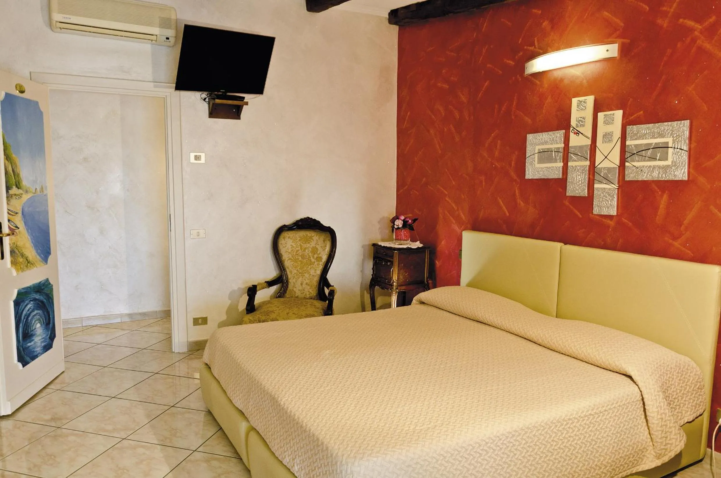 Bed in Leonardo's B&B