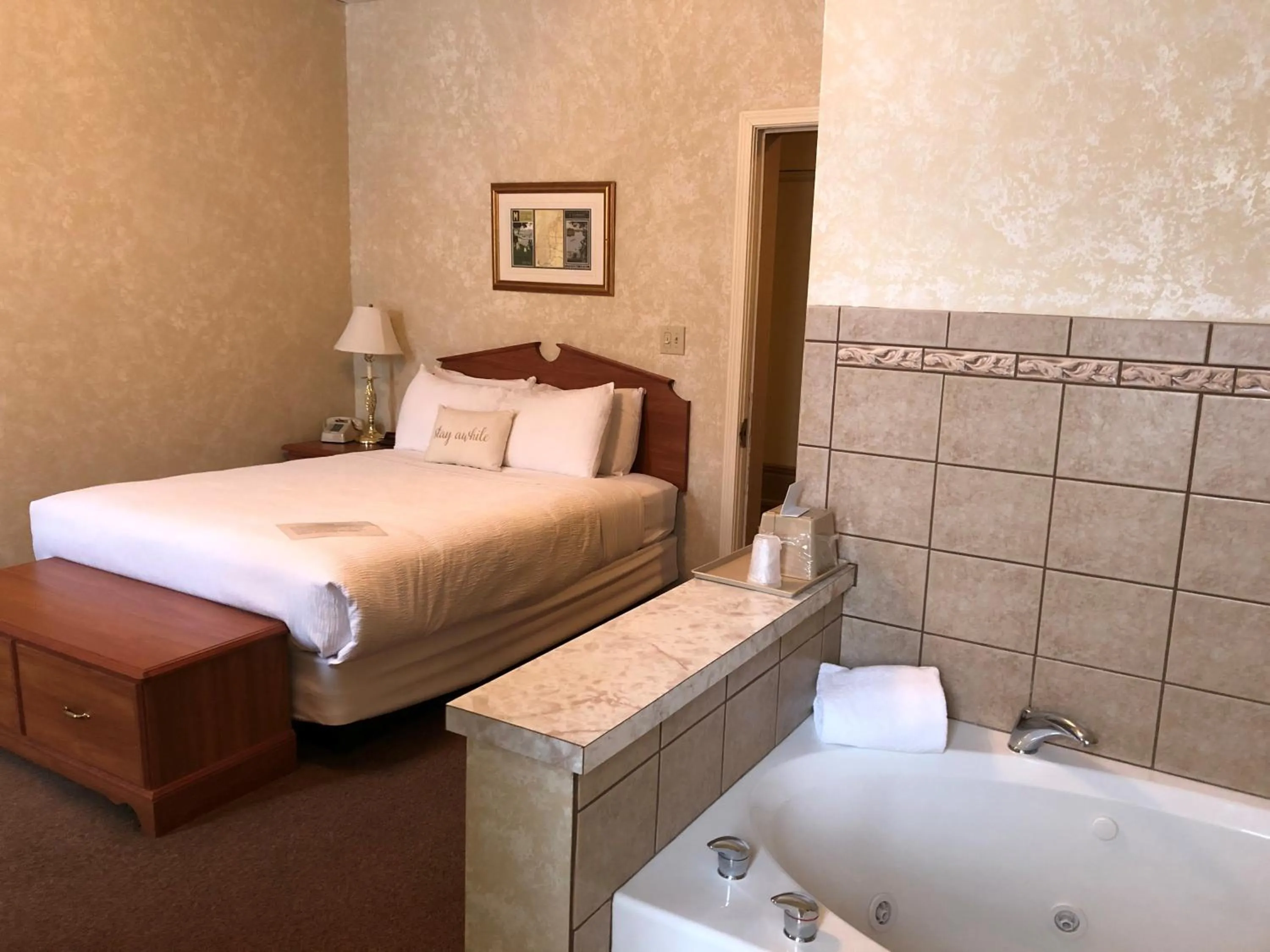 Bed in Stearns Hotel