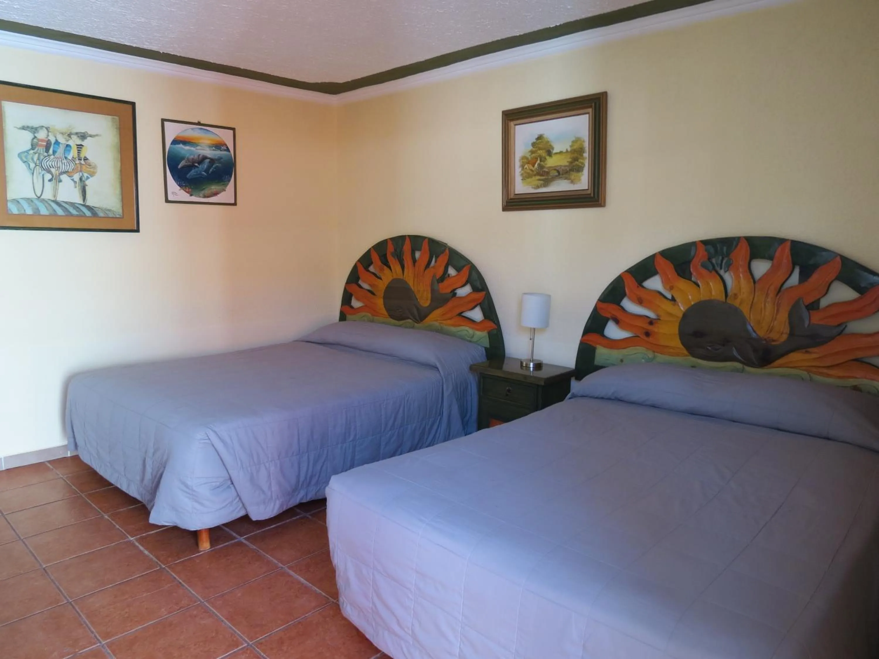 Bed in Restaurante Malarrimo Hotel & RV Parking