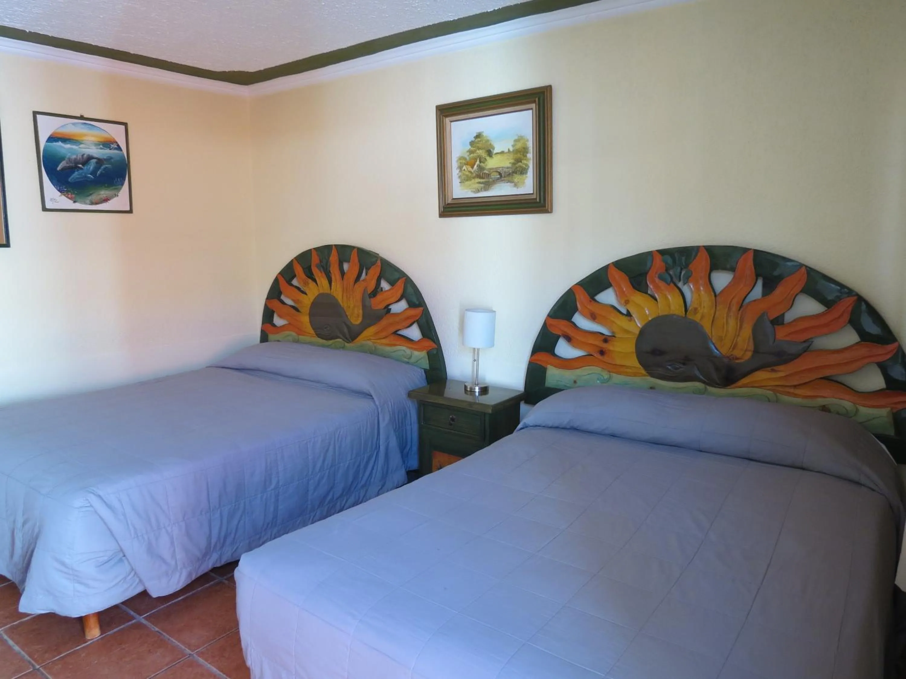 Bed in Restaurante Malarrimo Hotel & RV Parking