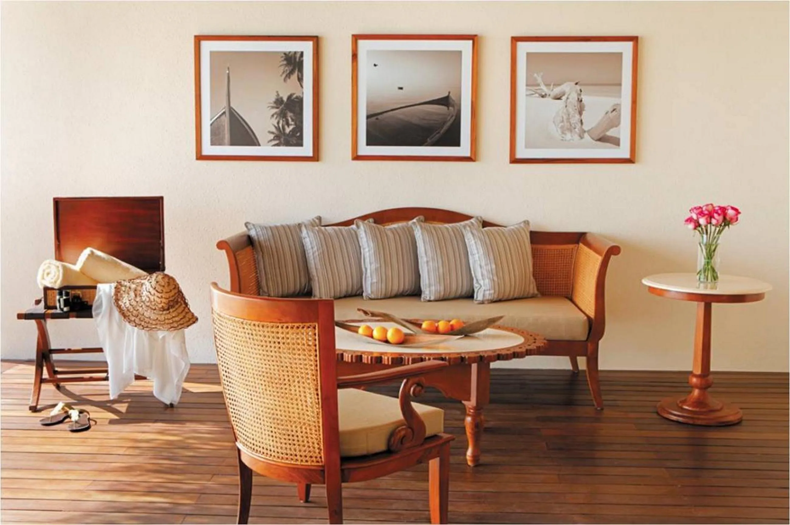 Living room in The Residence Maldives