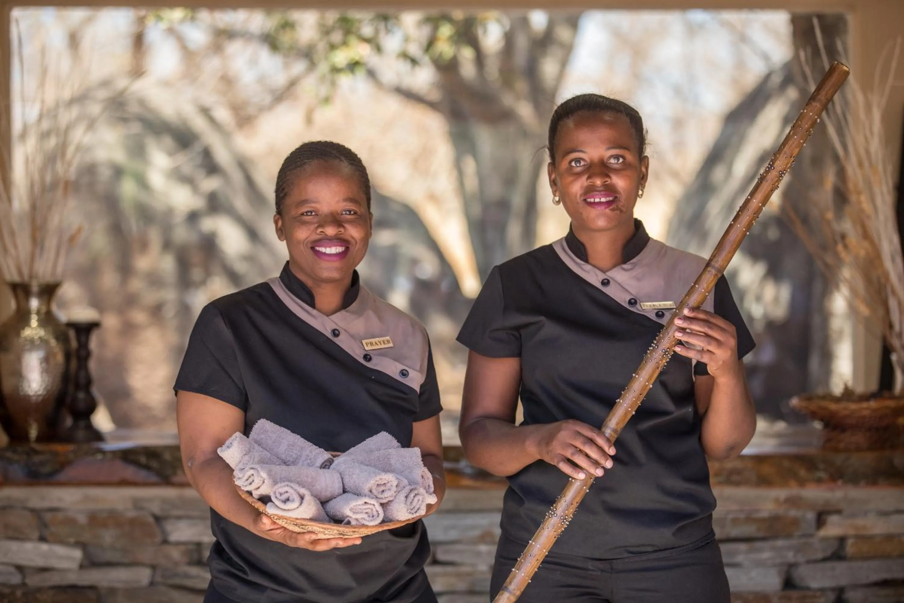 Staff in Karongwe River Lodge