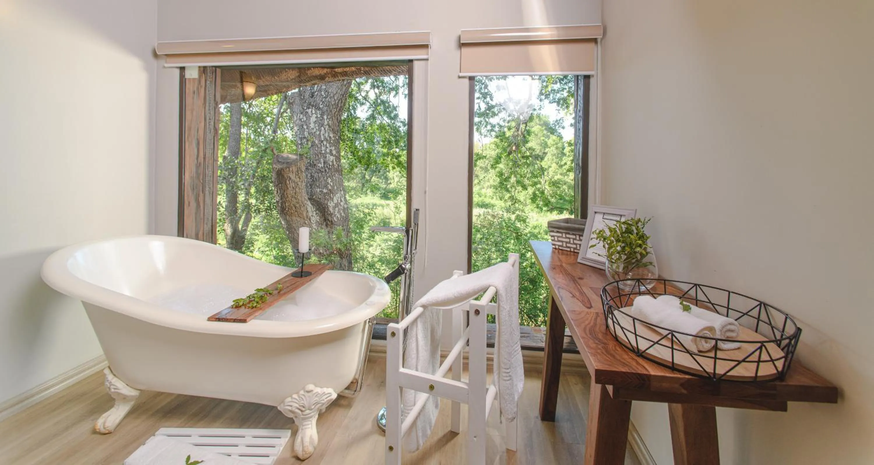 Patio in Karongwe River Lodge