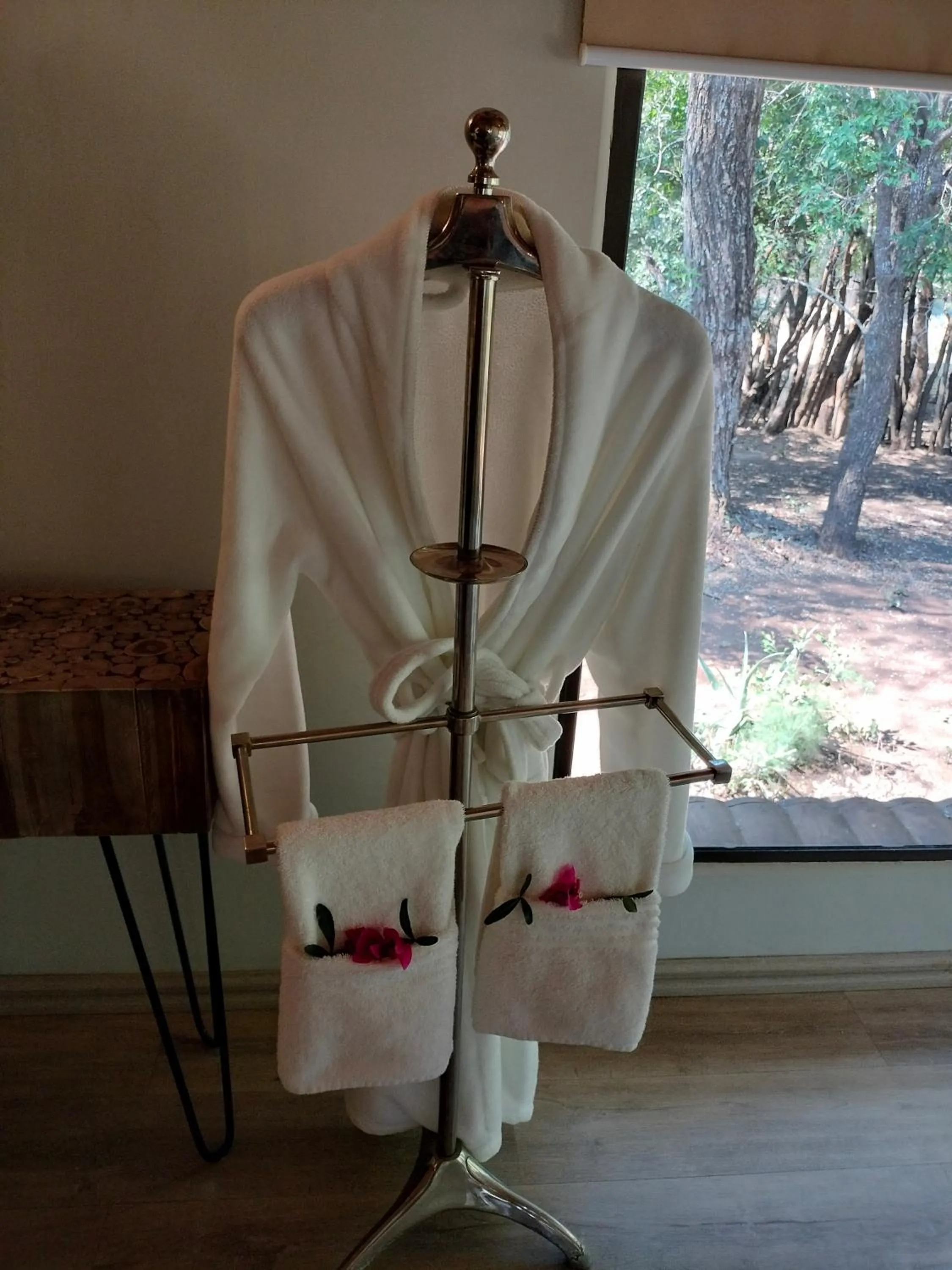 Bed in Karongwe River Lodge