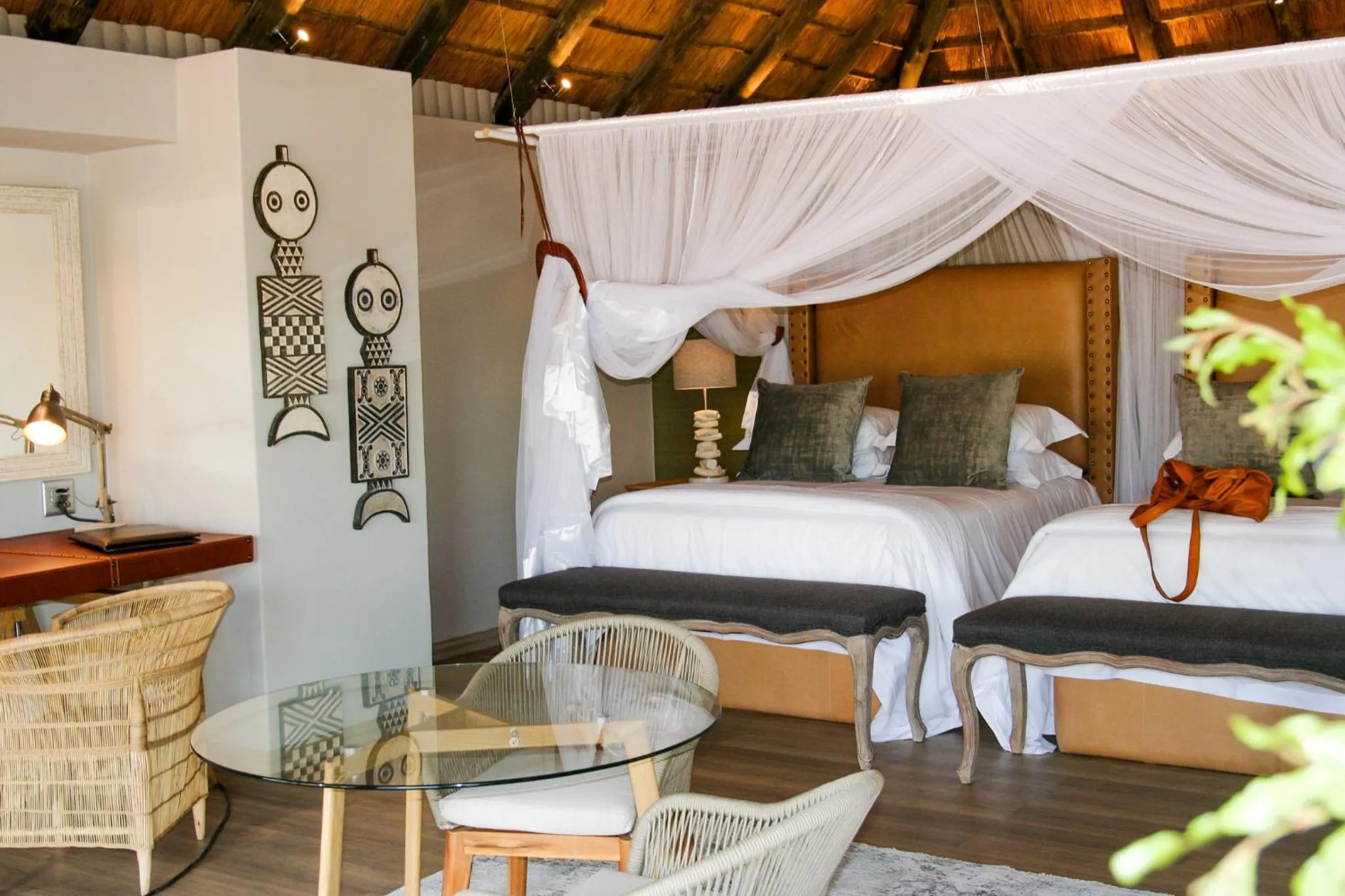 Bedroom, Bed in Karongwe River Lodge