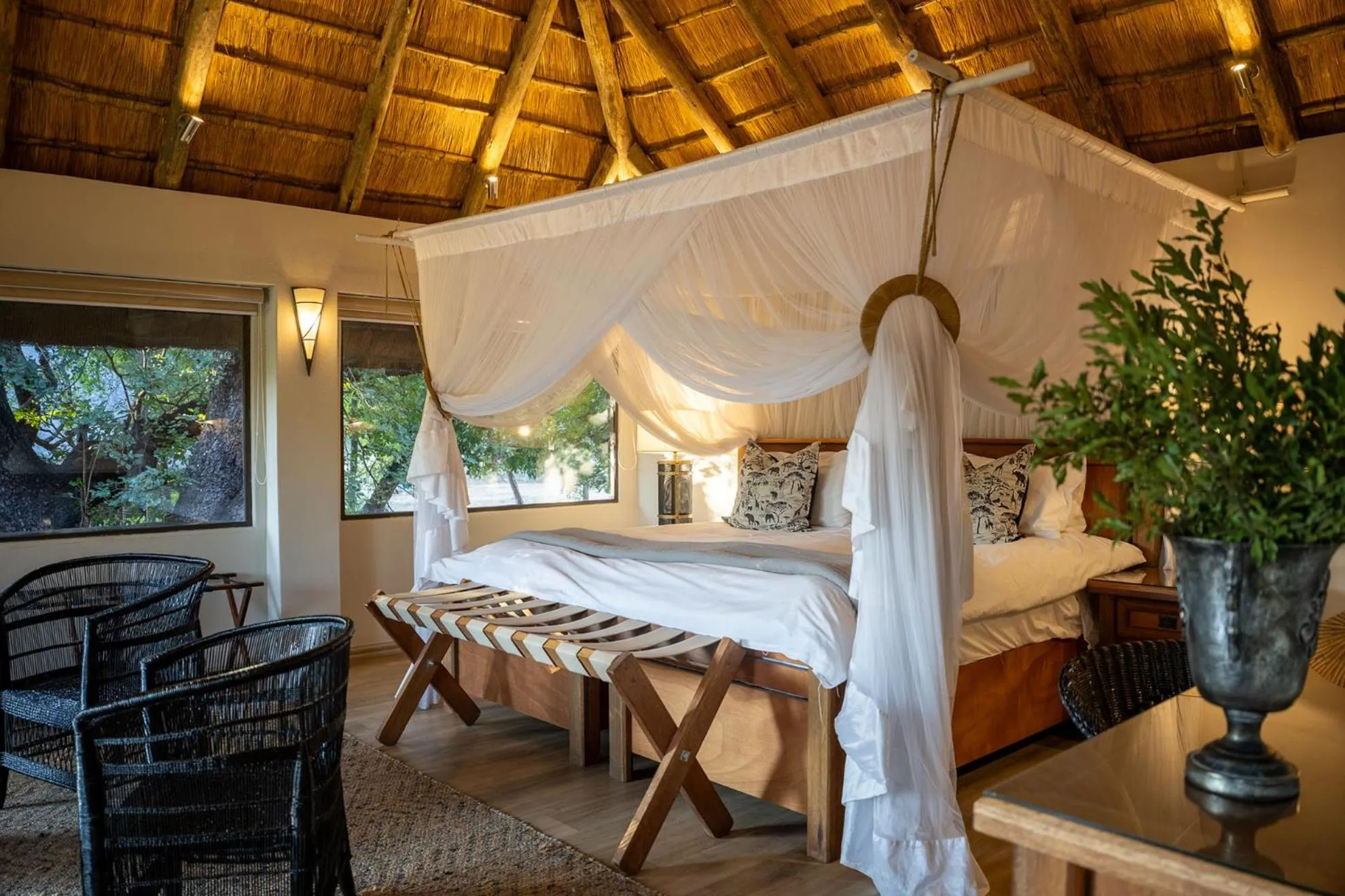 Bed in Karongwe - River Safari Lodge