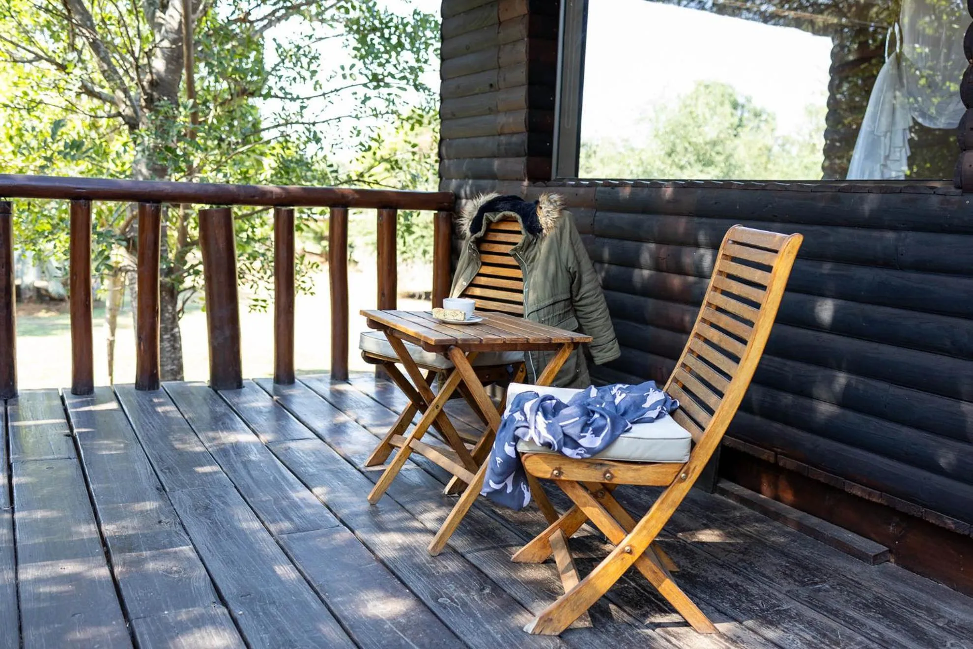 Patio in Karongwe - River Safari Lodge