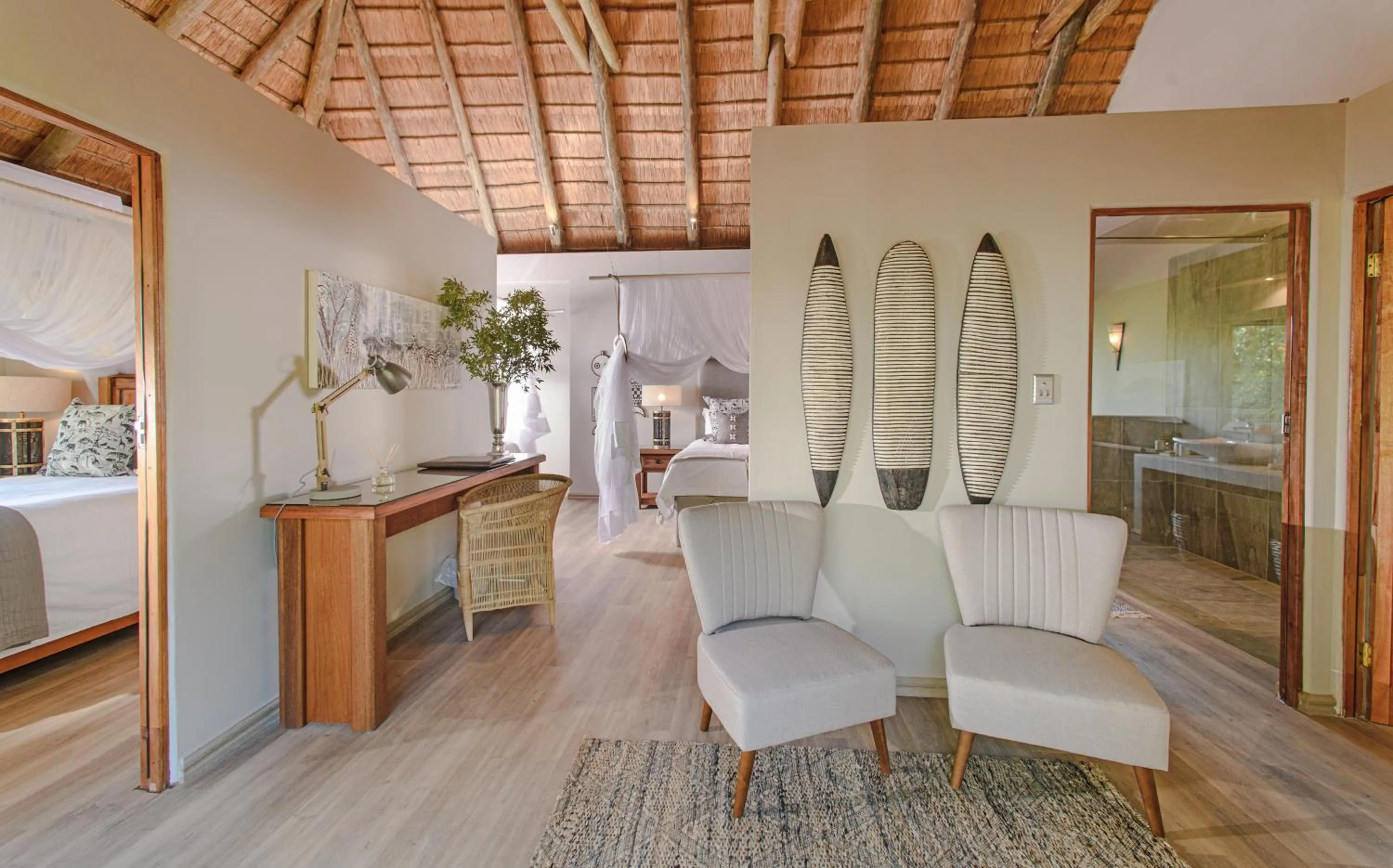 Patio in Karongwe River Lodge