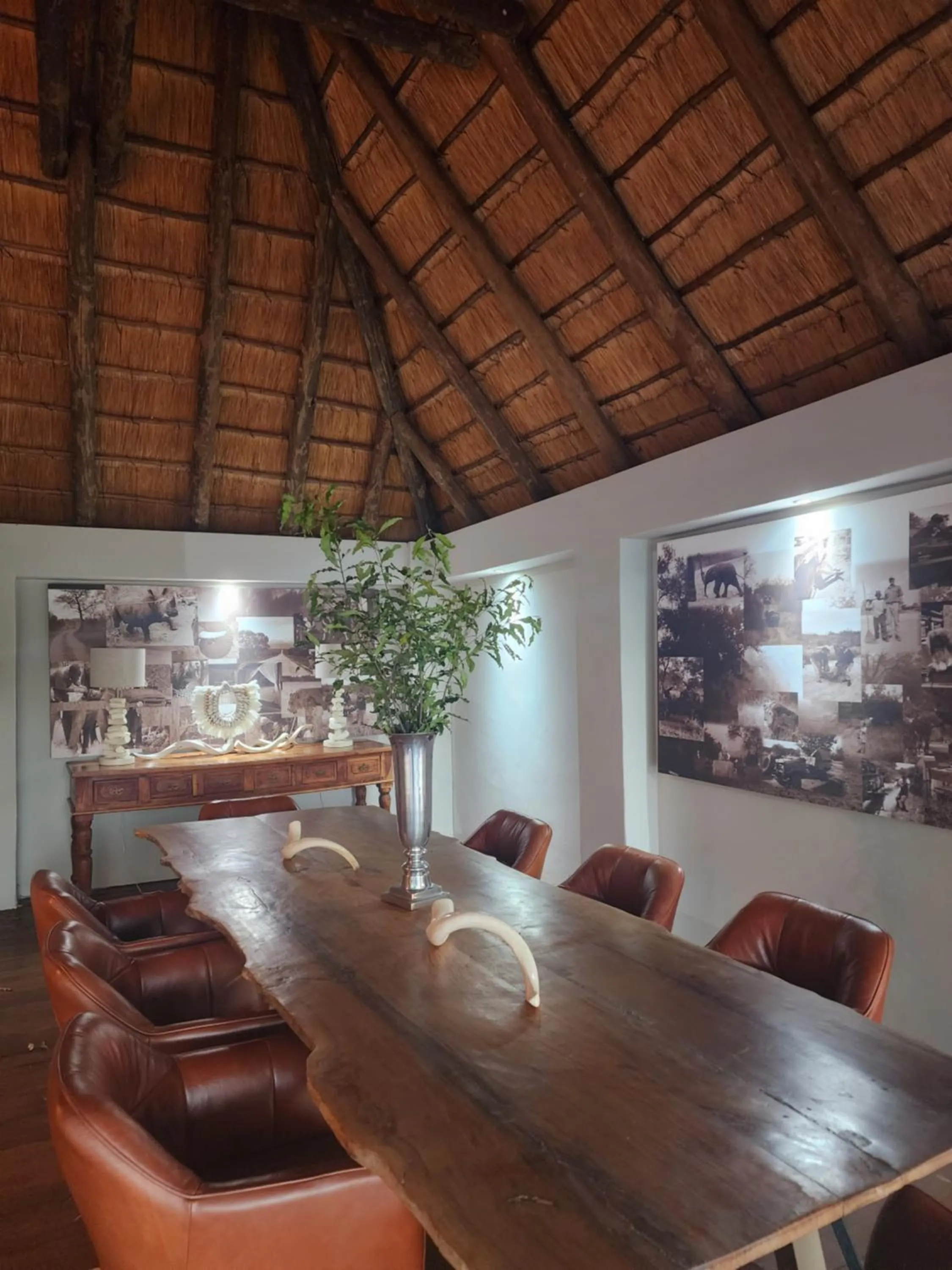 Seating area in Karongwe River Lodge