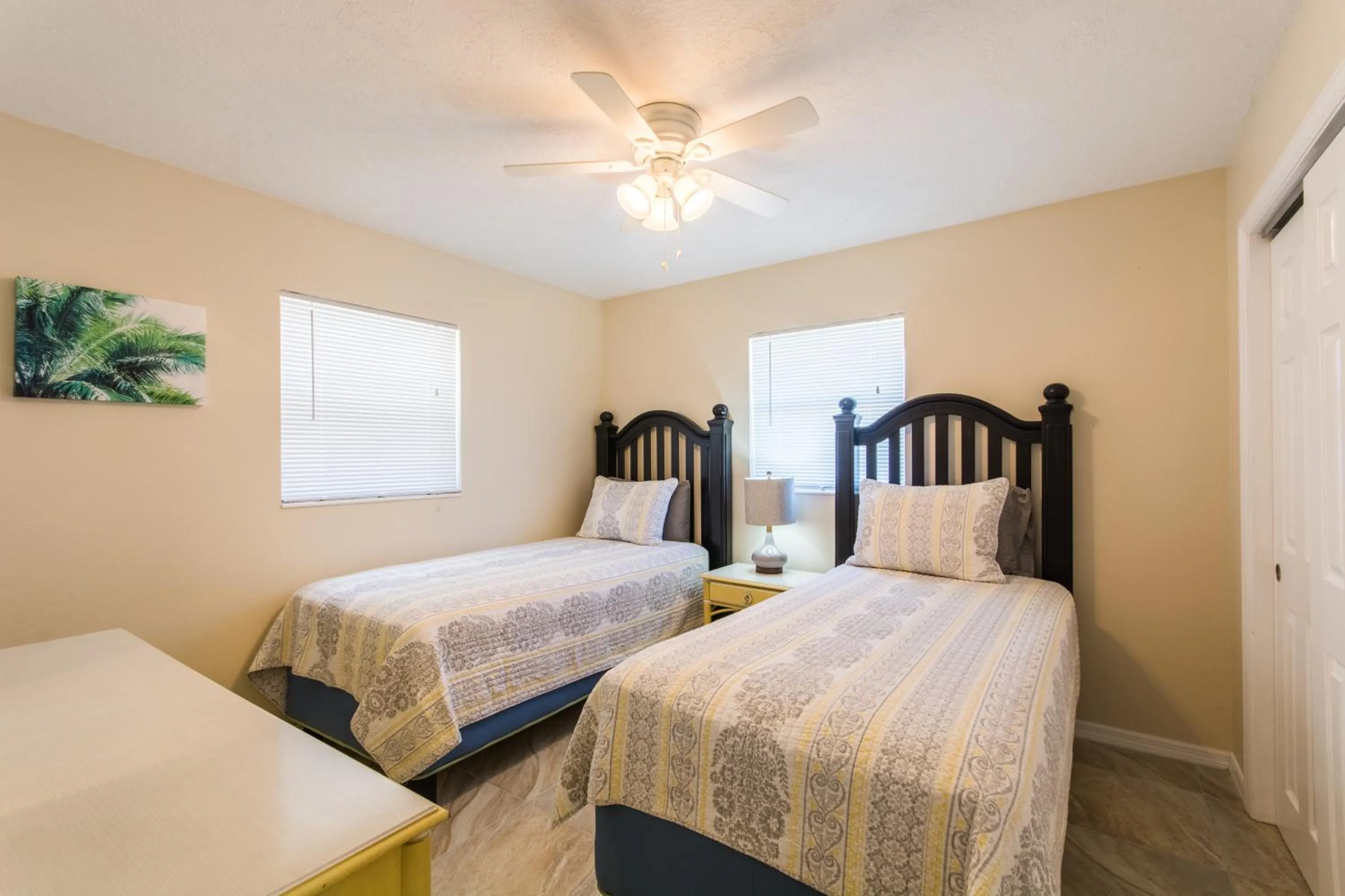 Bed in Villa Franca bungalow