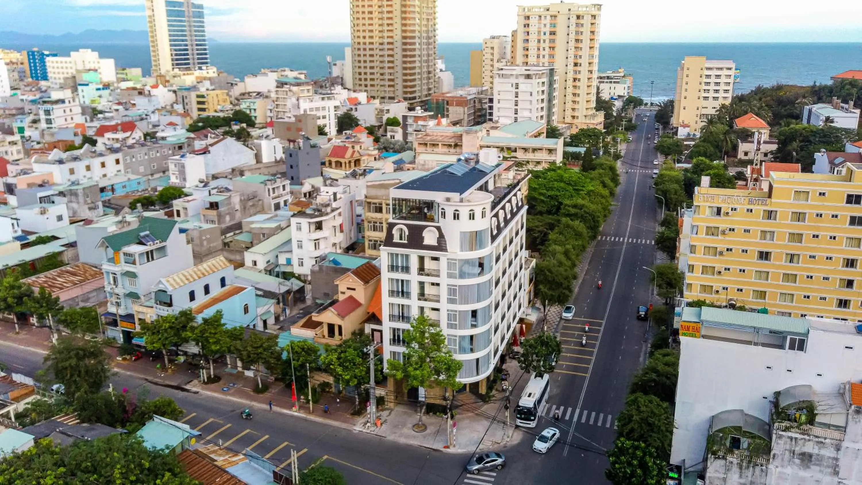 Bird's eye view in Aquatel Vung Tau