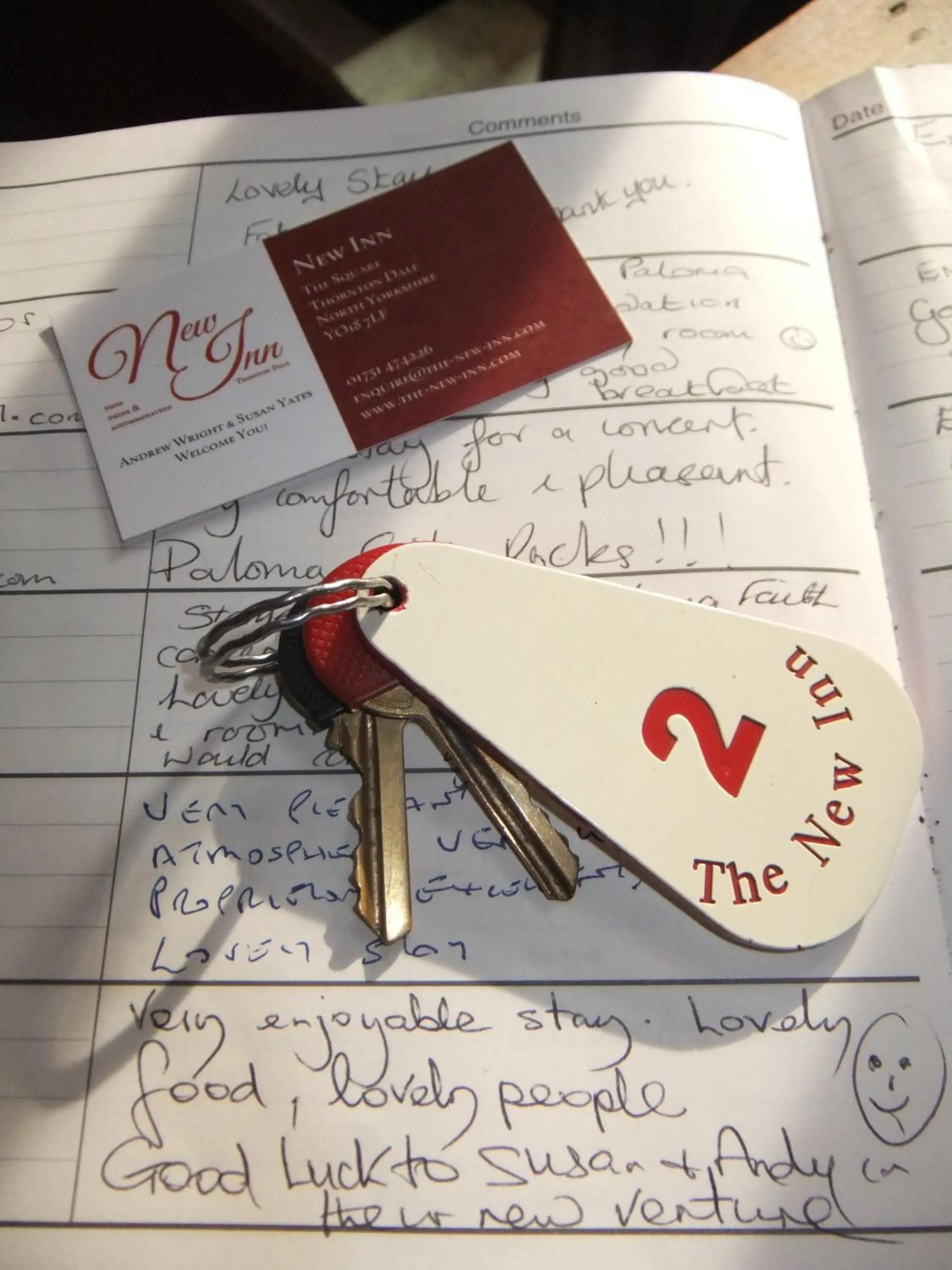 Lobby or reception in The New Inn