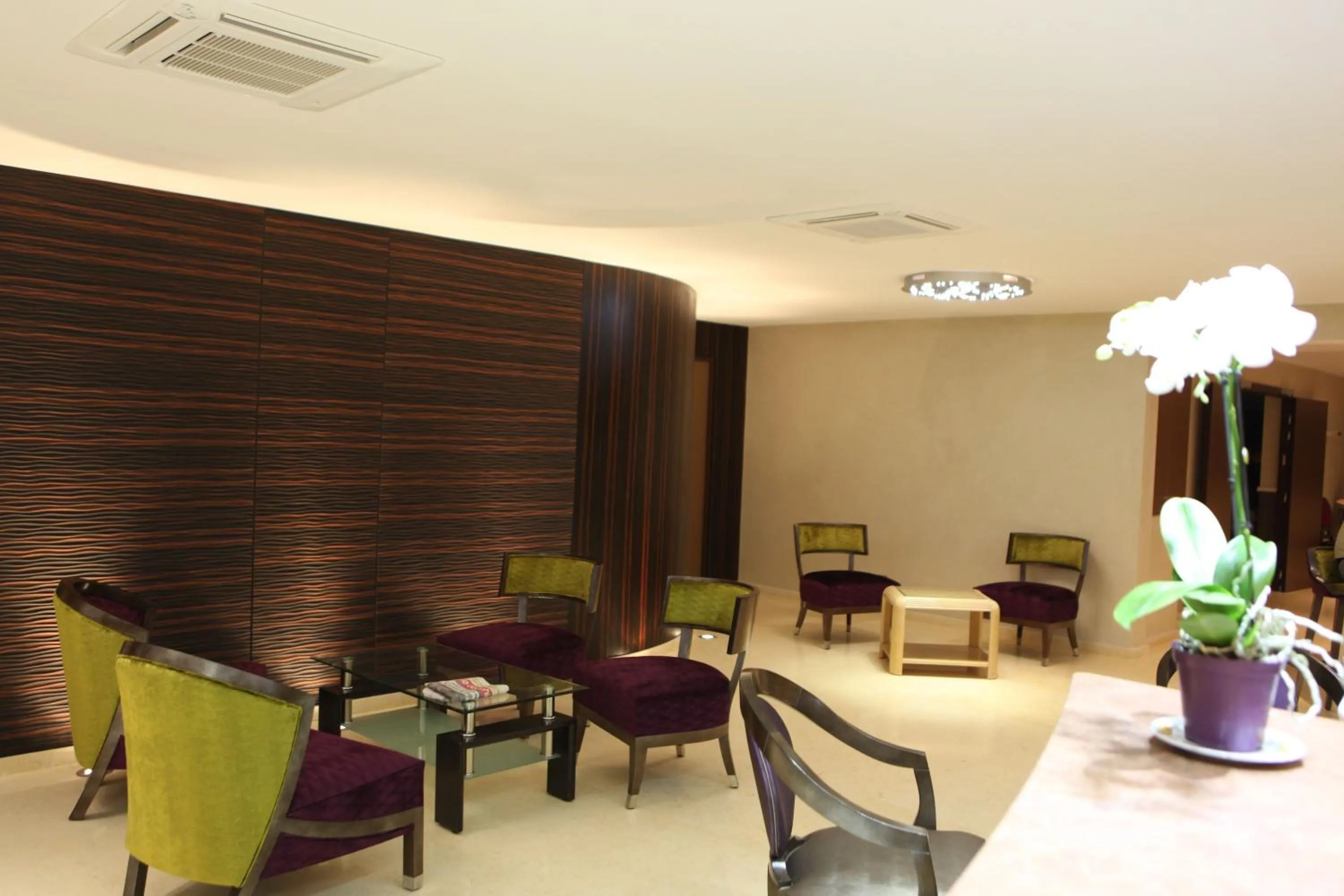 Lobby or reception in Hôtel Les Trois Roses, Meylan Grenoble