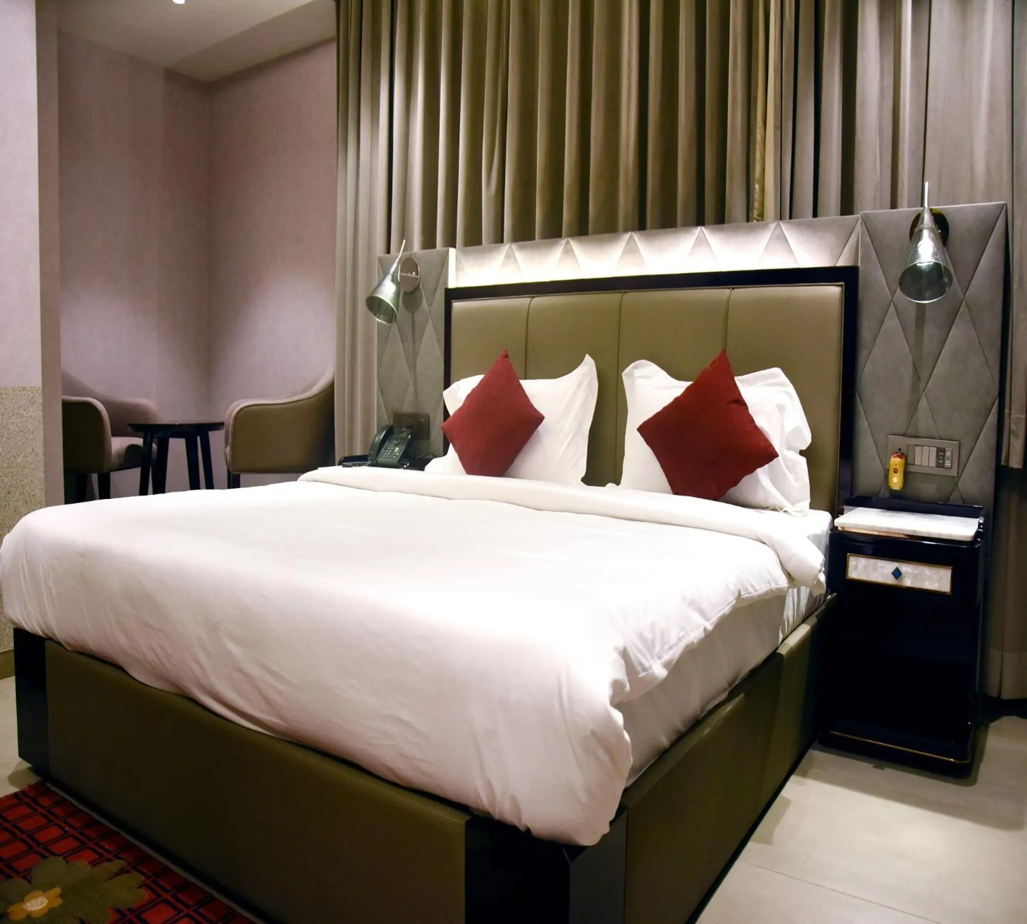 Bed in Hotel Palazzo Prime