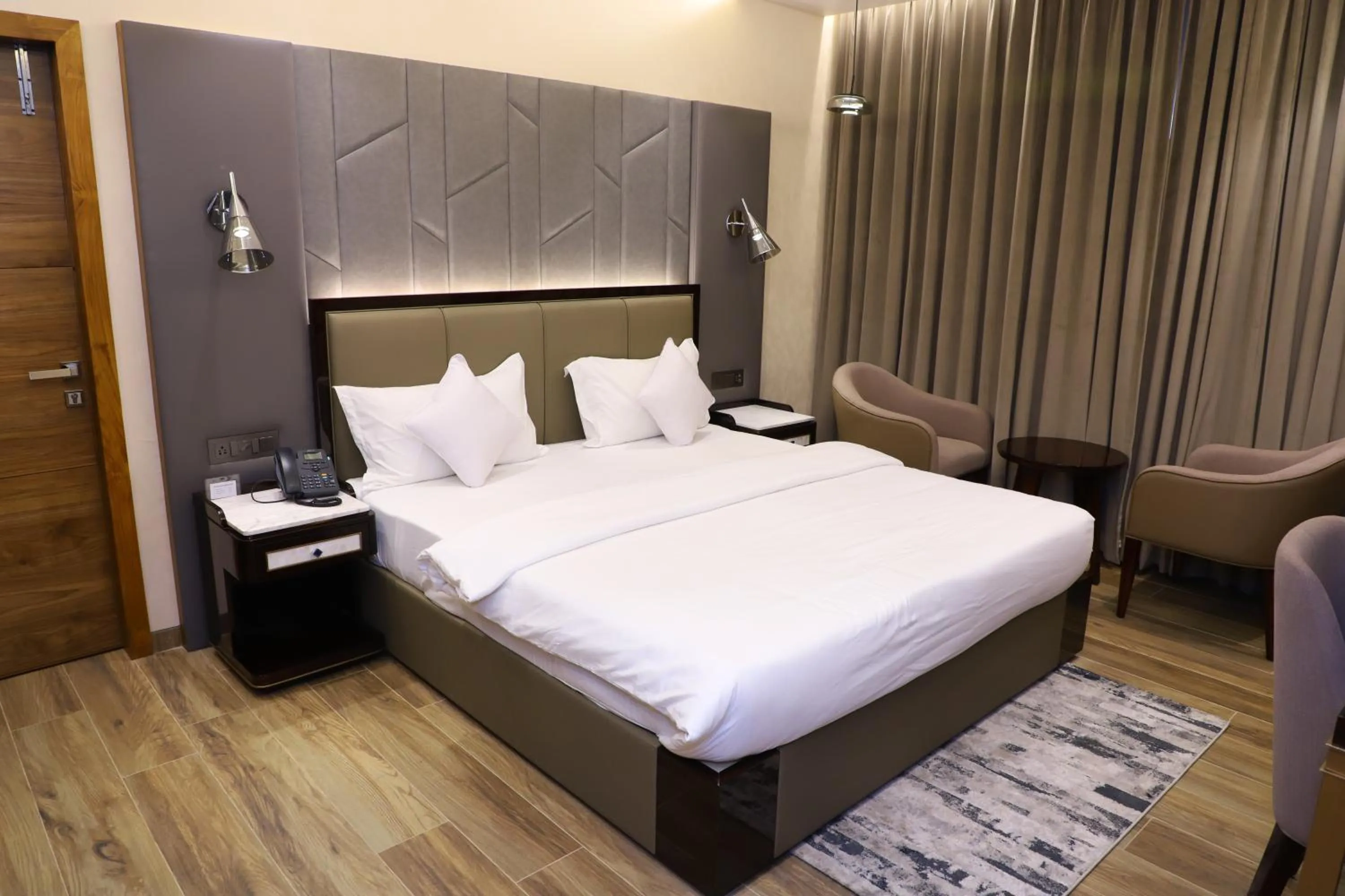 Bed in Hotel Palazzo Prime