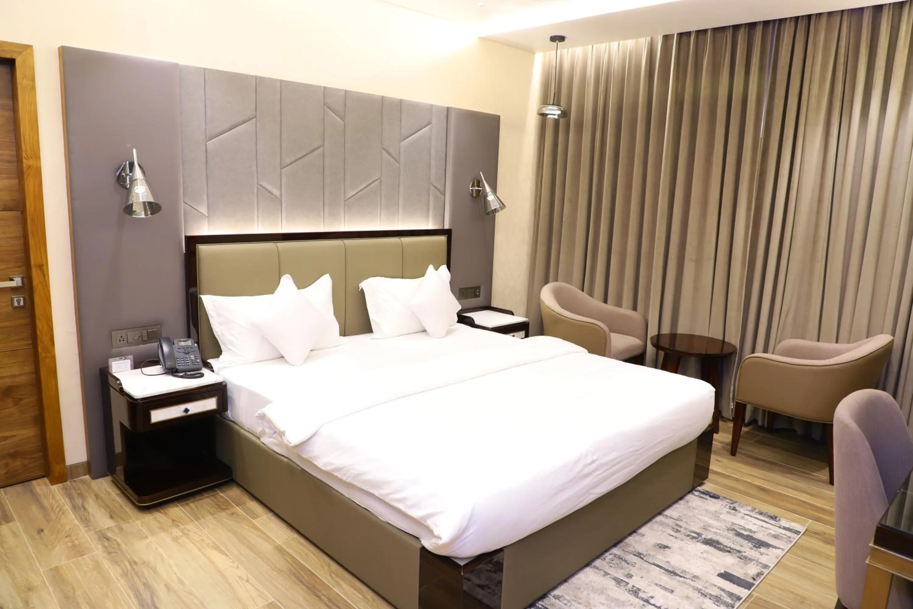 Bed in Hotel Palazzo Prime