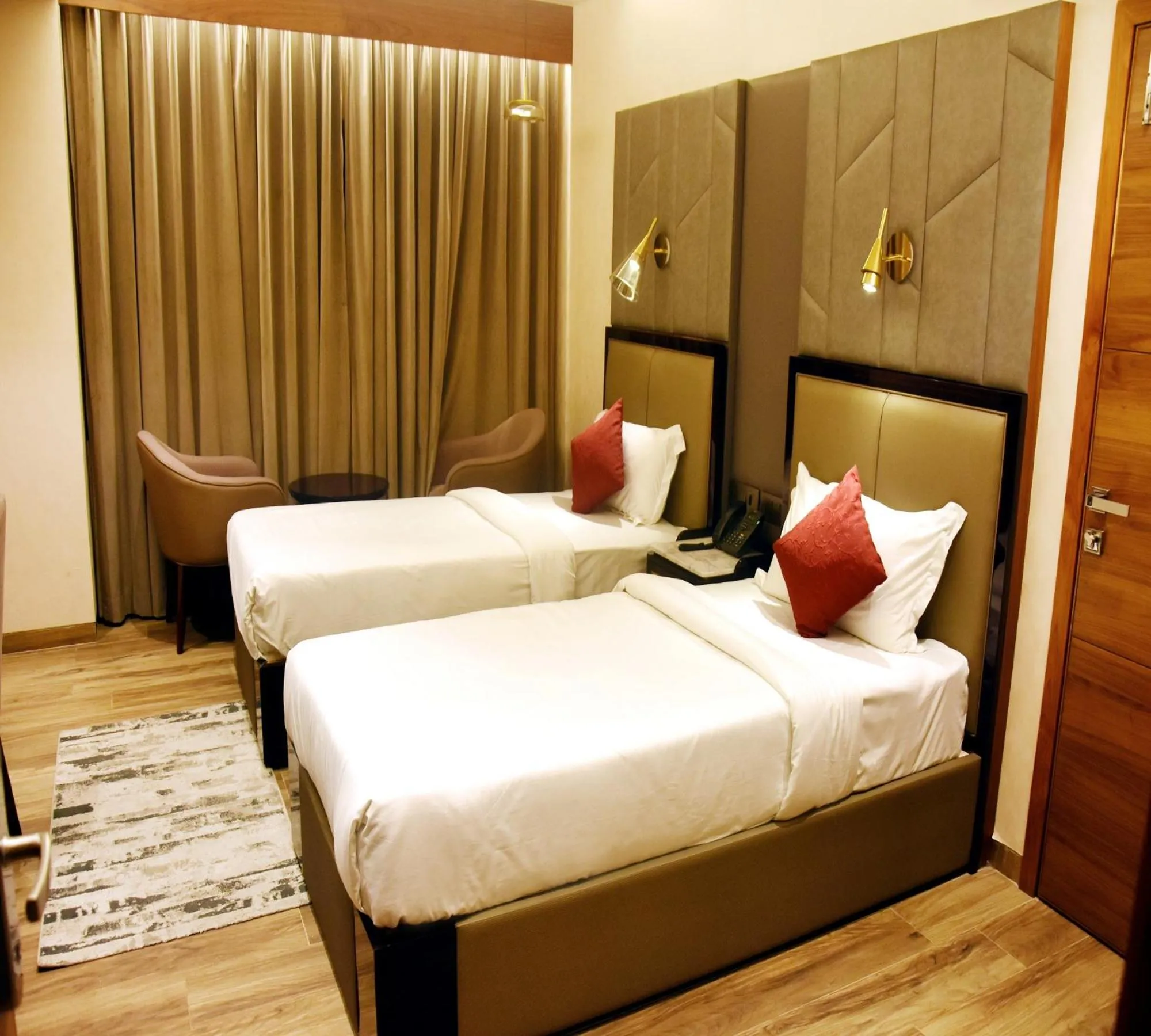 Bed in Hotel Palazzo Prime