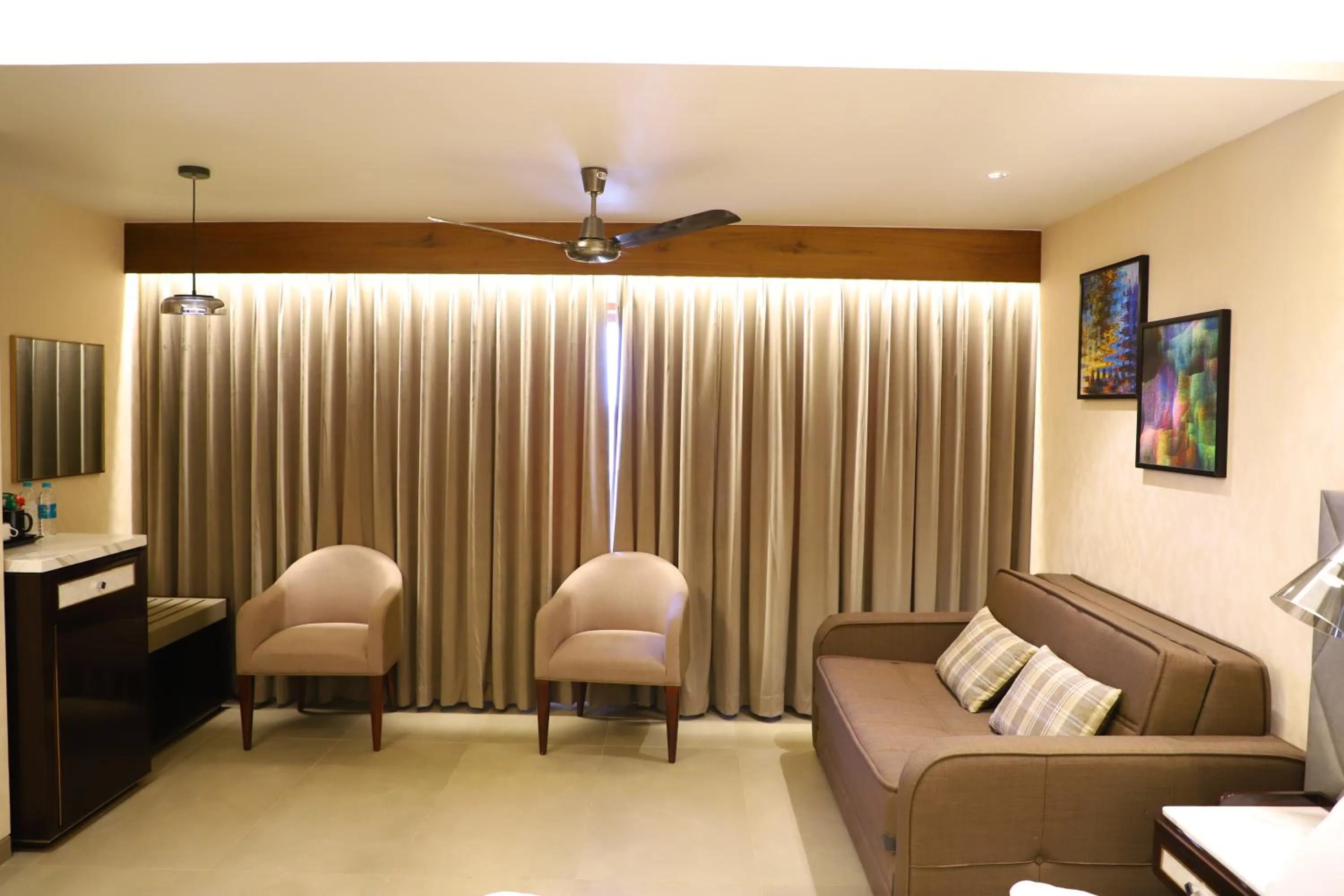 Seating area in Hotel Palazzo Prime