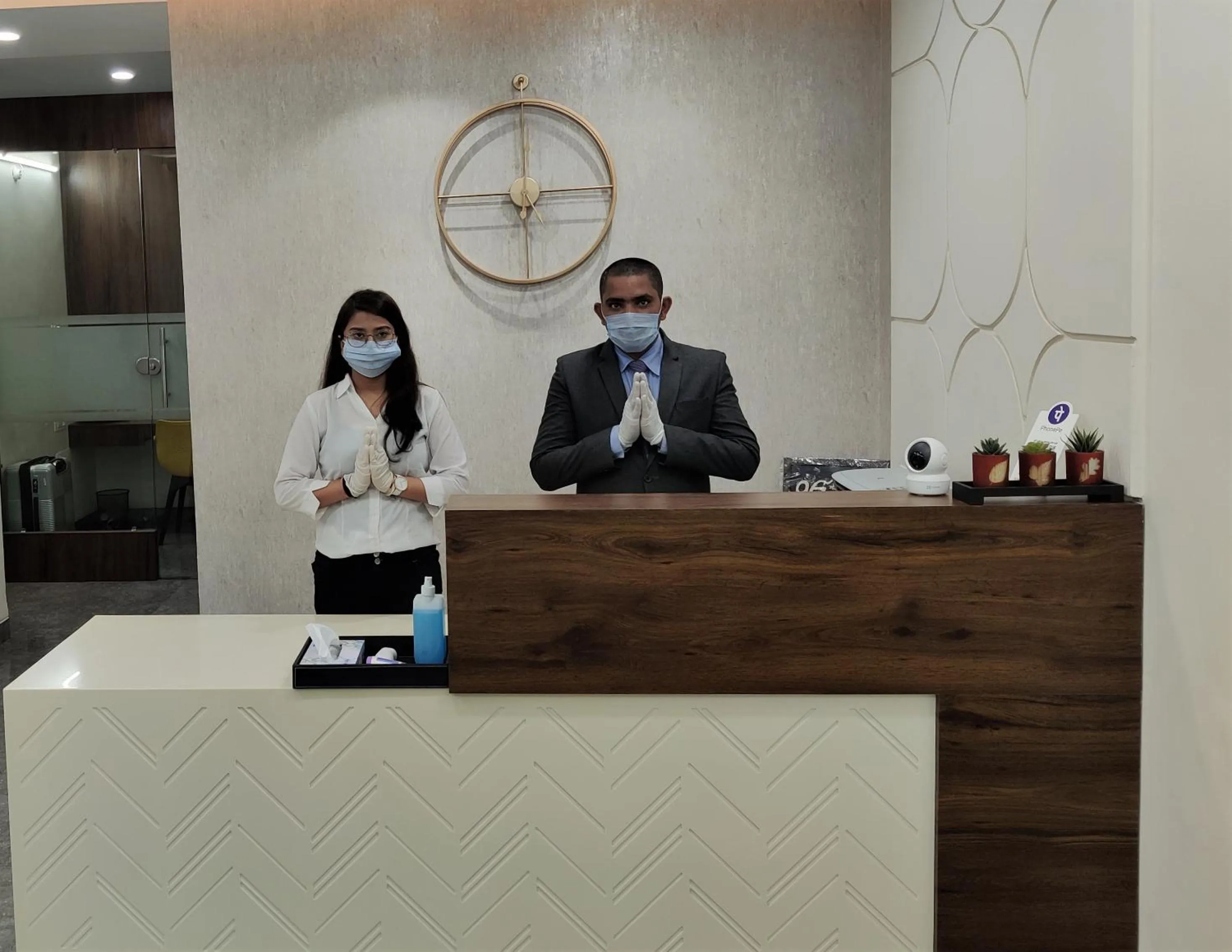 Lobby or reception in Hotel Blue Bells