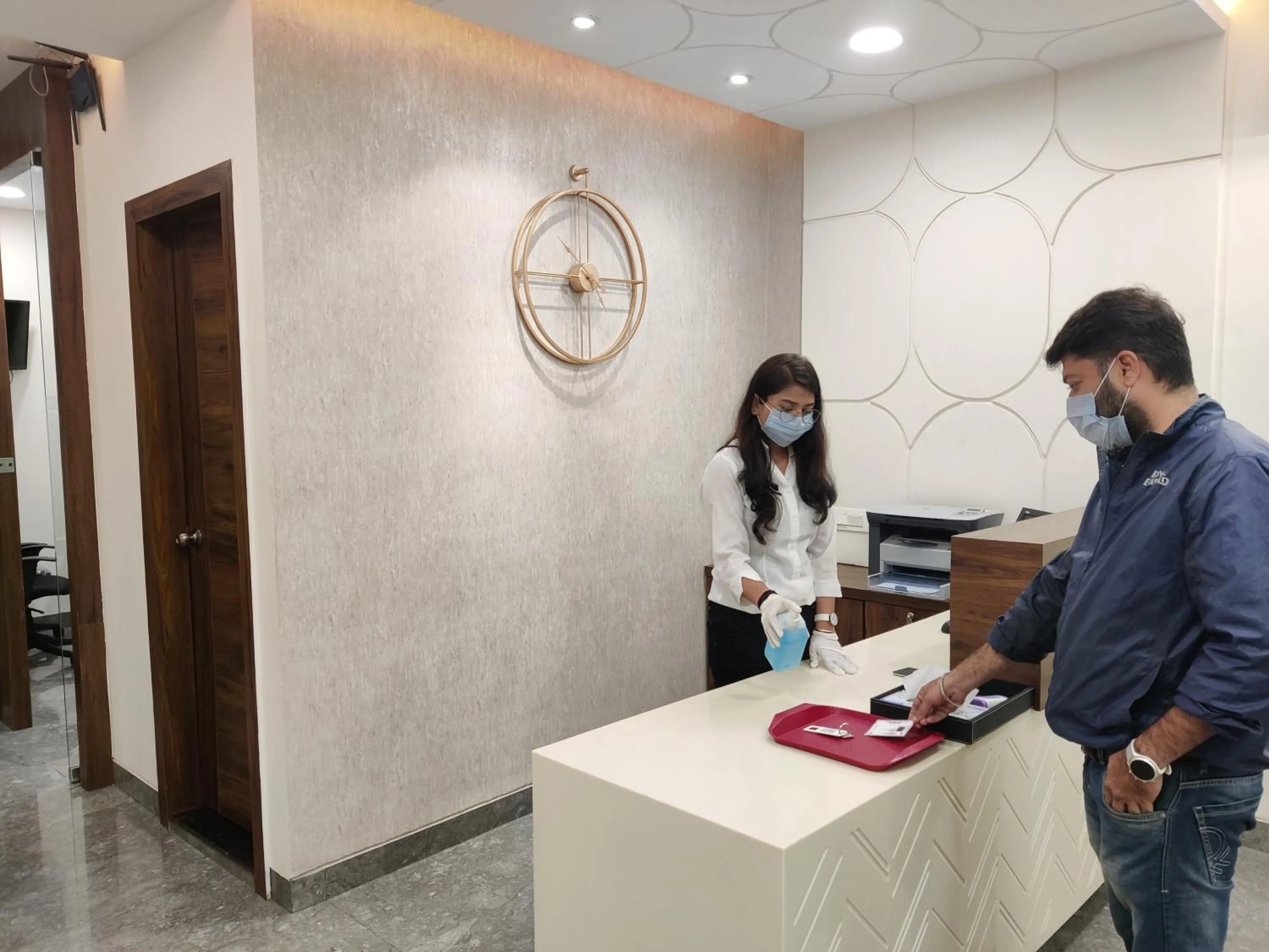 Lobby or reception in Hotel Blue Bells