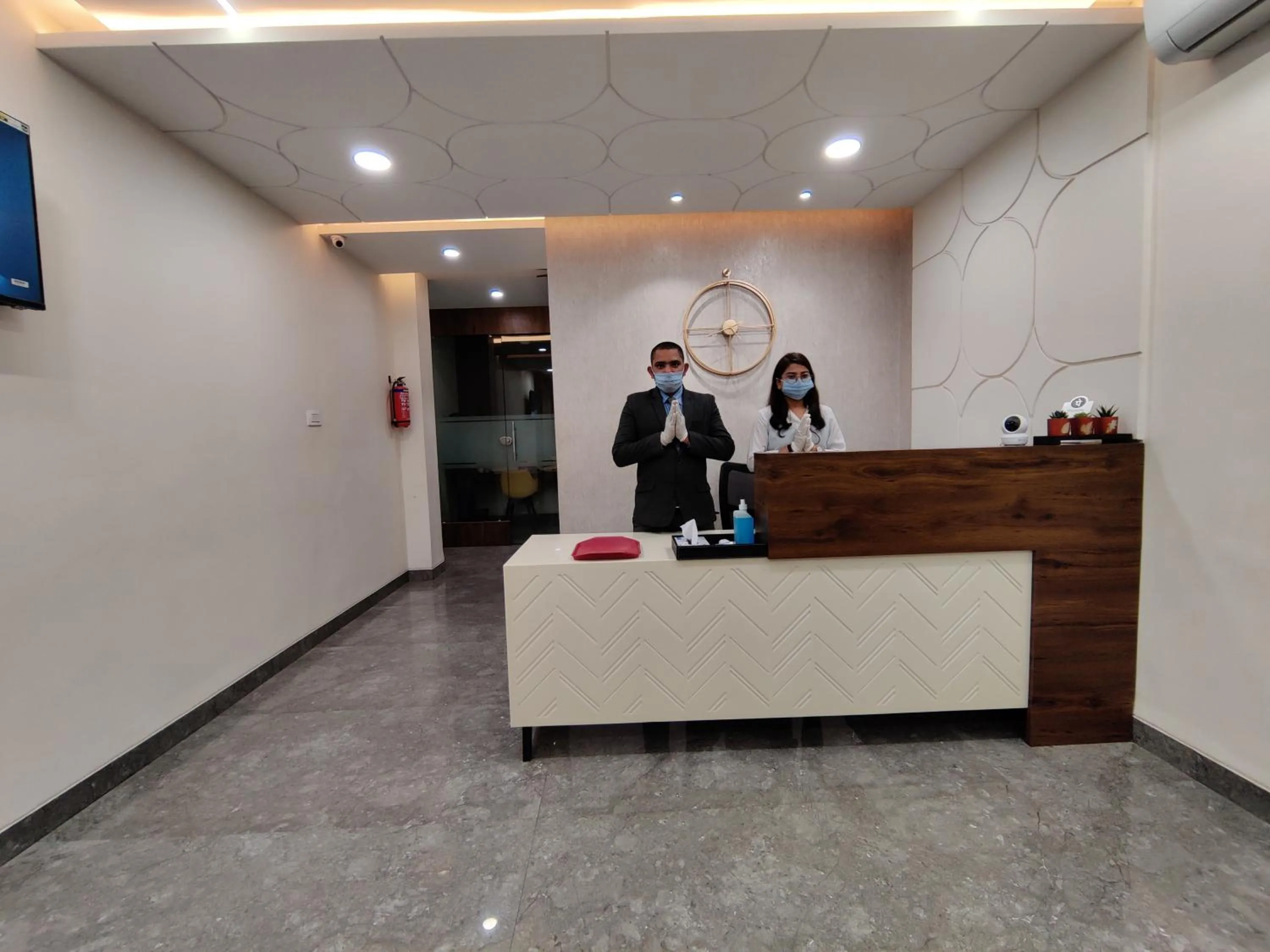 Lobby or reception in Hotel Blue Bells