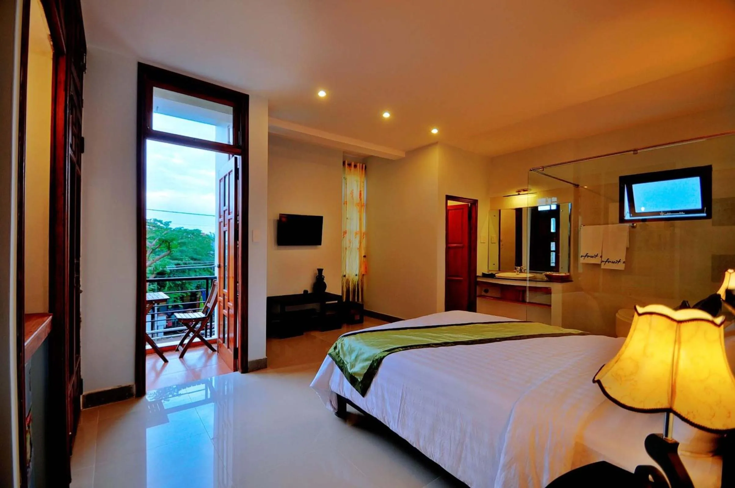 Living room, Bed in Starfruit villa Hoi An
