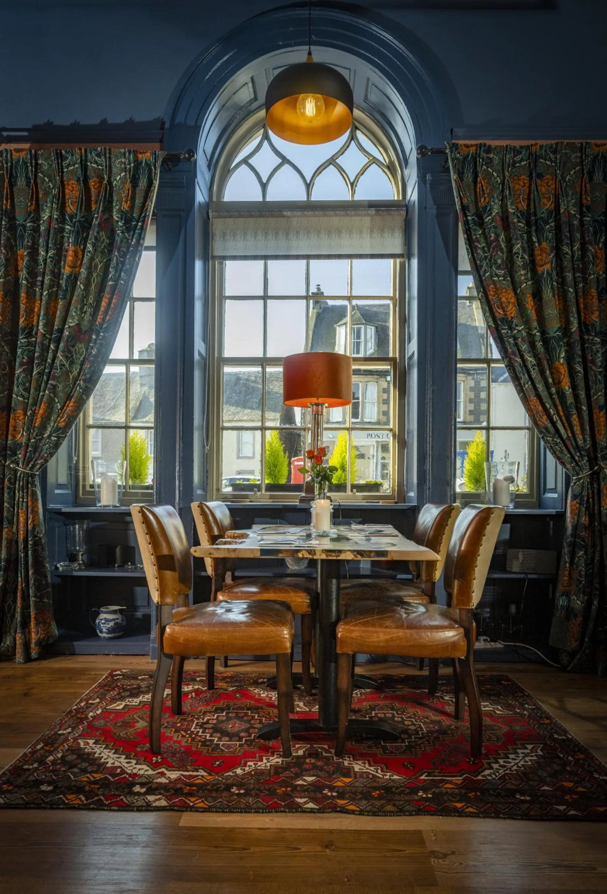 Dining area in Black Bull Hotel