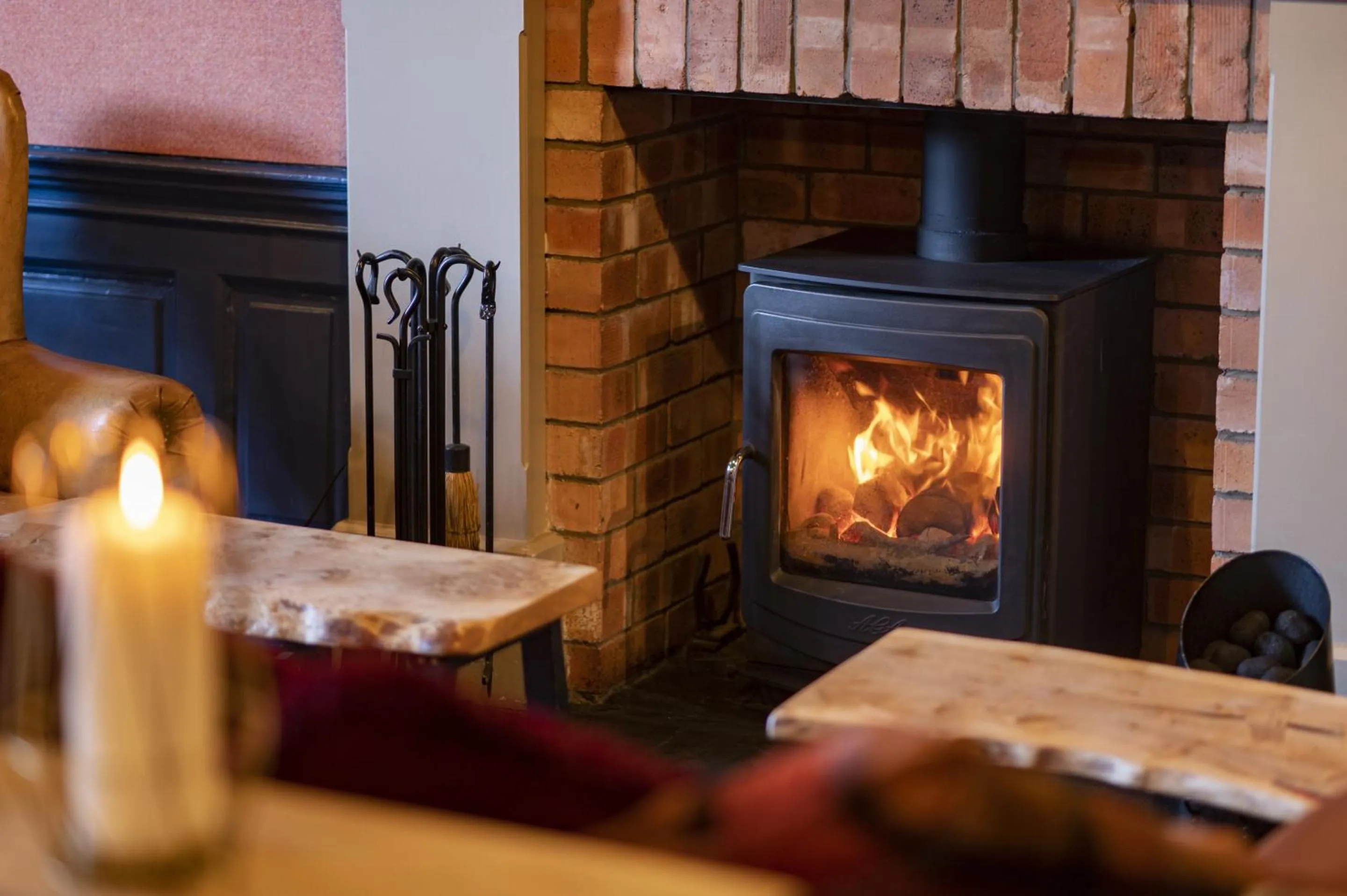Dining area in Black Bull Hotel