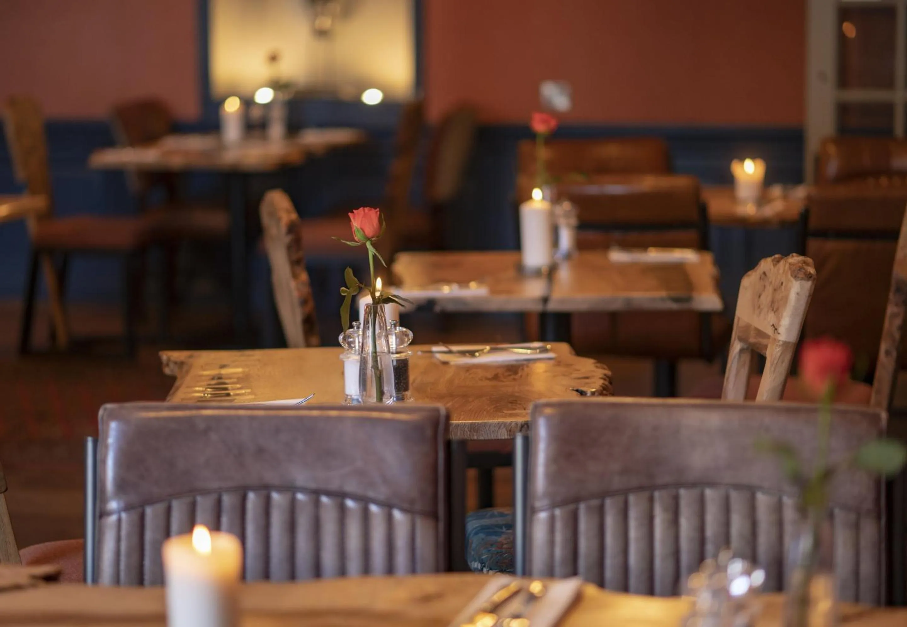 Dining area in Black Bull Hotel