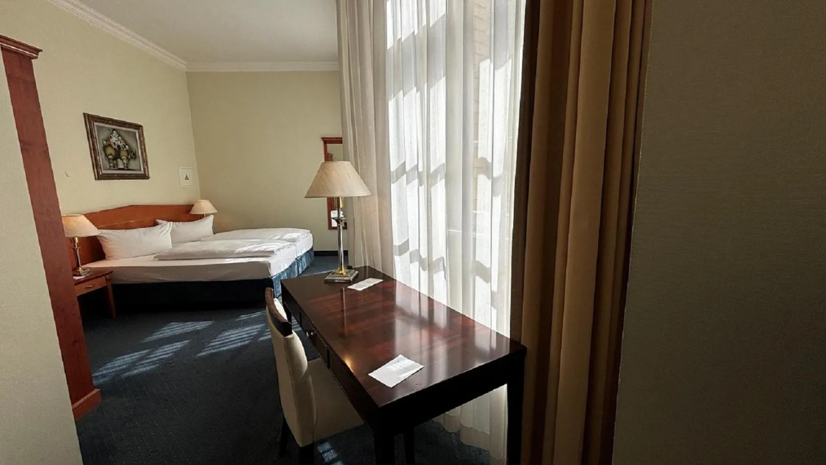 Bedroom, Bed in Wyndham Garden Berlin Mitte