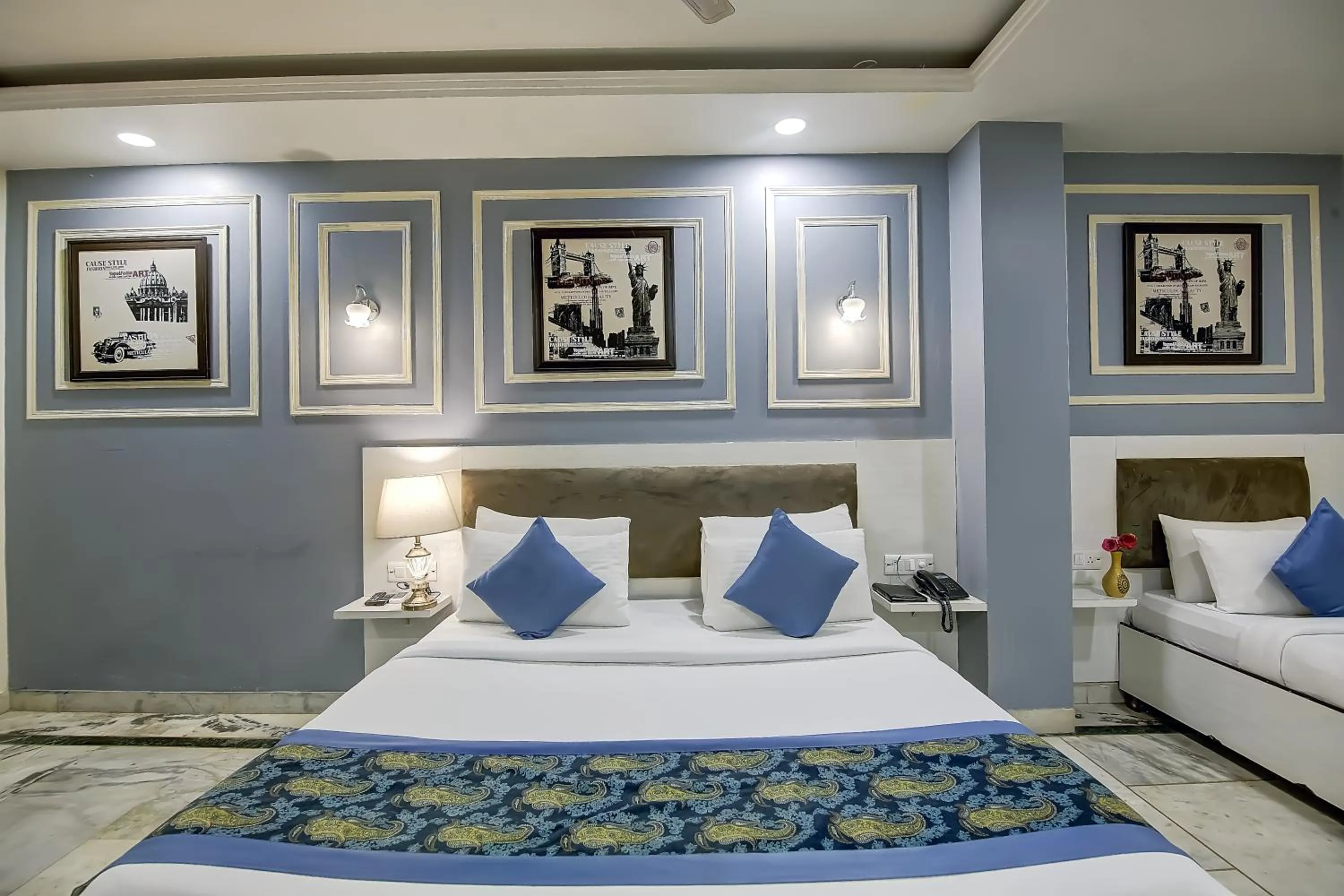 Photo of the whole room, Bed in OPO Alpino Aerocity , Free Airport Pickup