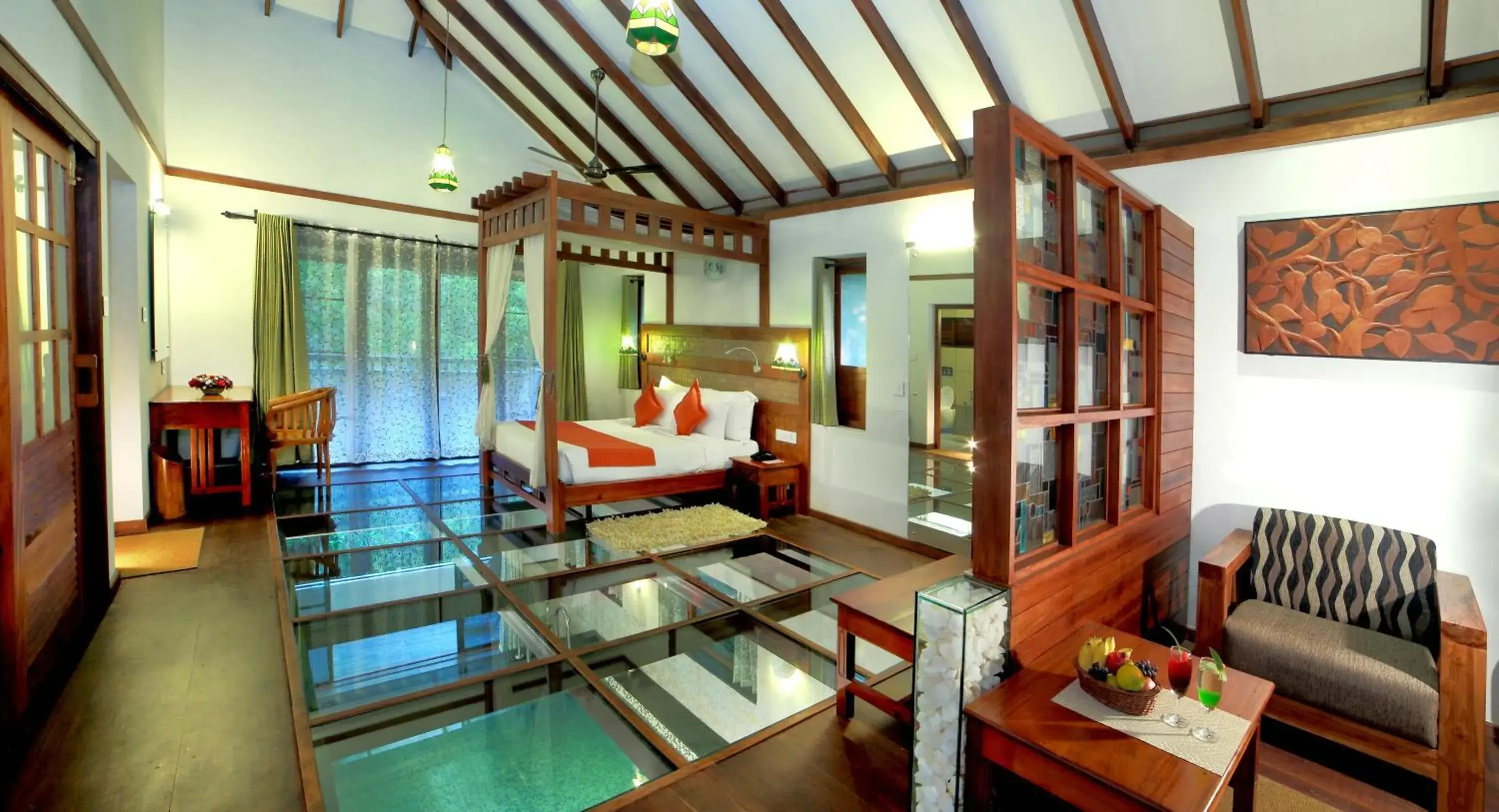 Celestial Honeymoon Pool Villa with Candle Light Dinner - Dinner available for stays only till 31 March 2014 in Vythiri Resort Celestial Honeymoon Pool Villa with Candle Light Dinner - Dinner available for stays only till 31 March 2014 in Vythiri Resort
