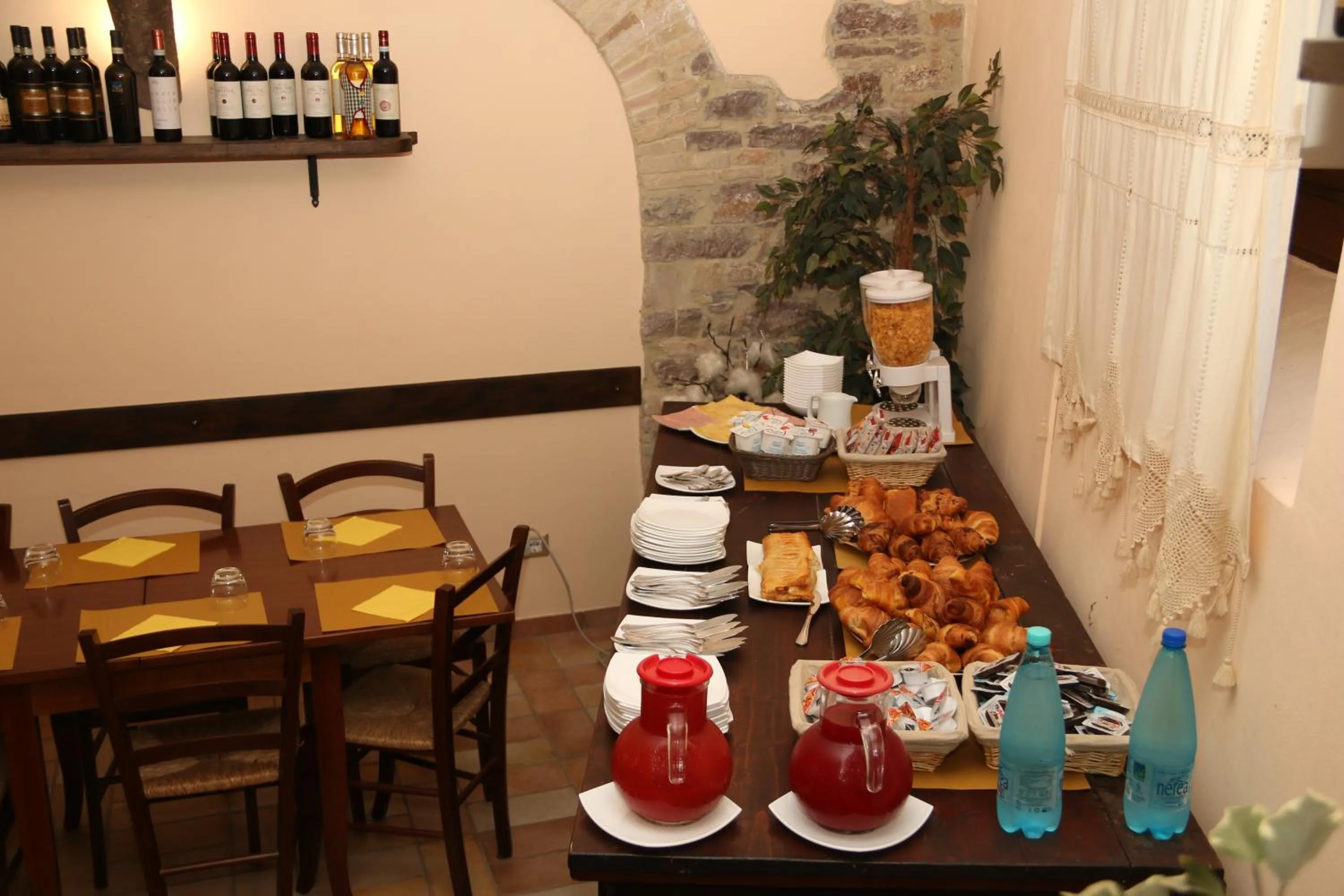 Food and drinks in Hotel La Quiete