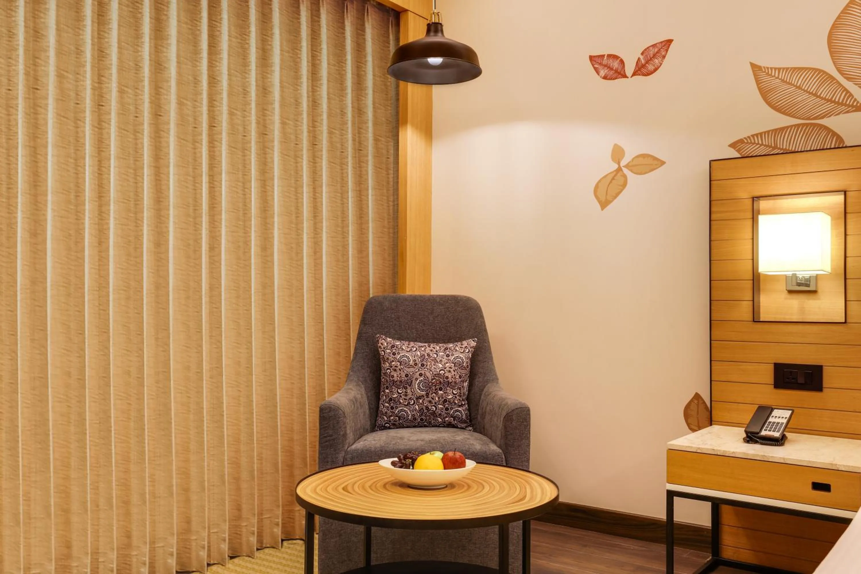 Seating area in Lemon Tree Premier, Vijayawada