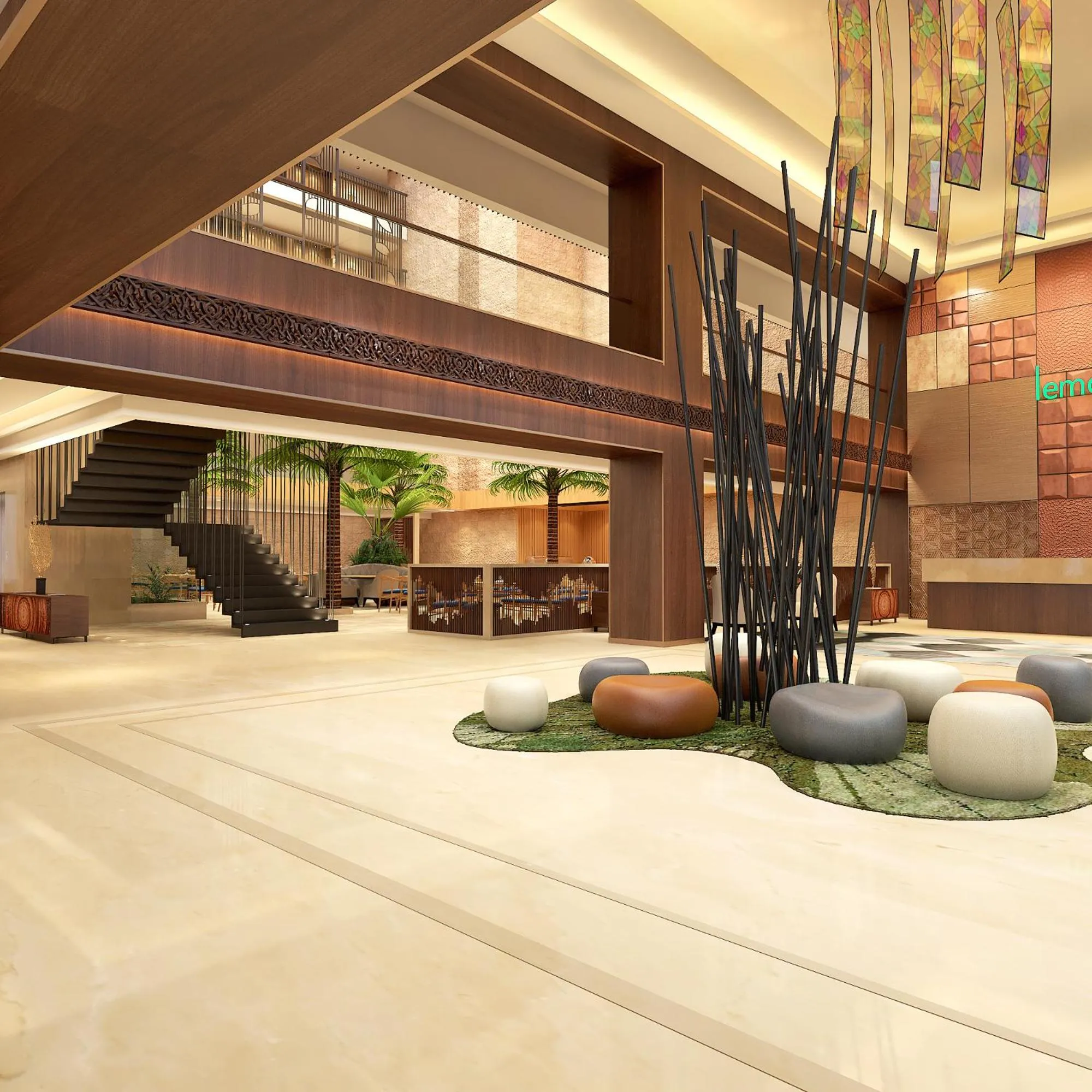 Lobby or reception in Lemon Tree Premier, Vijayawada
