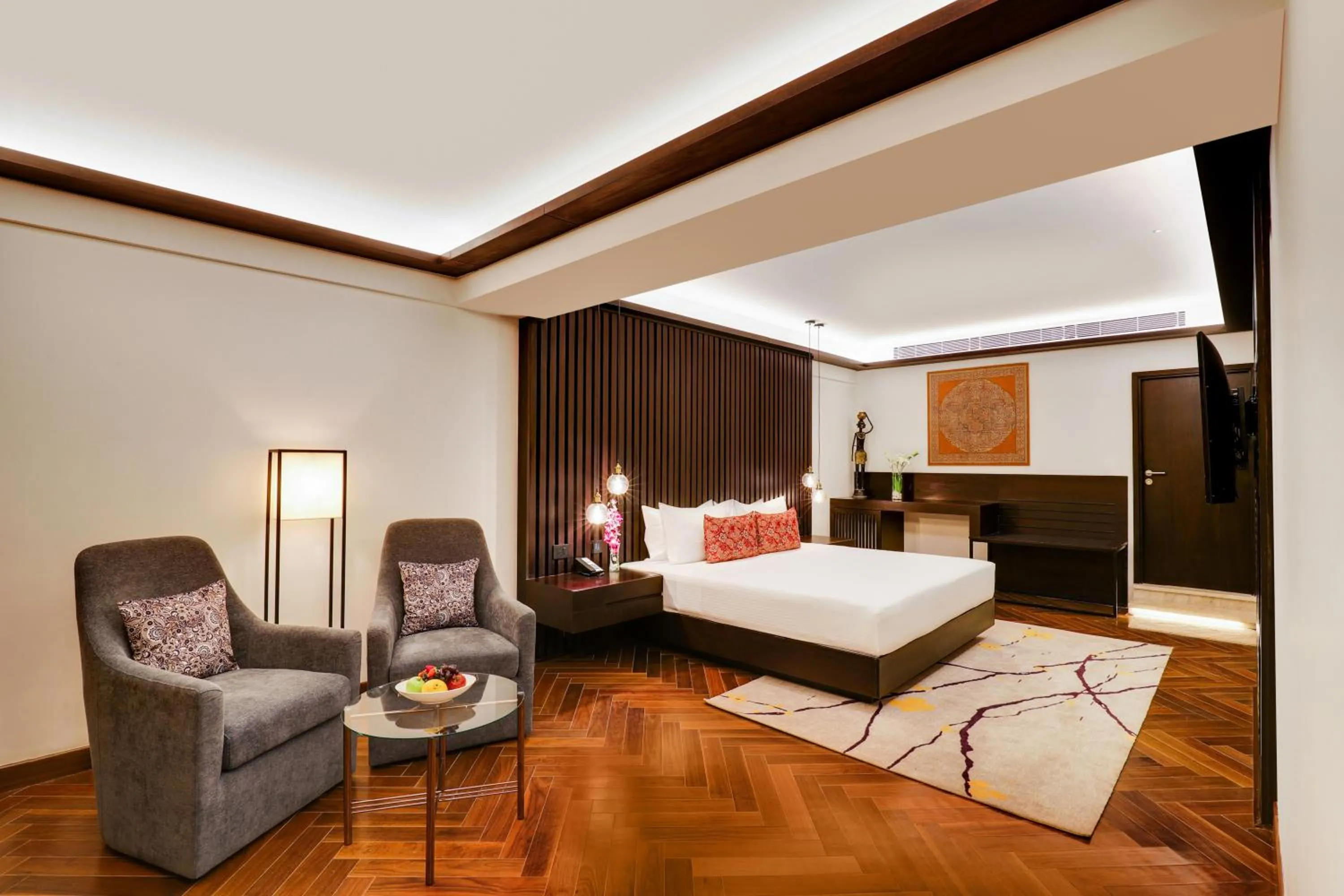 Bedroom, Bed in Lemon Tree Premier, Vijayawada