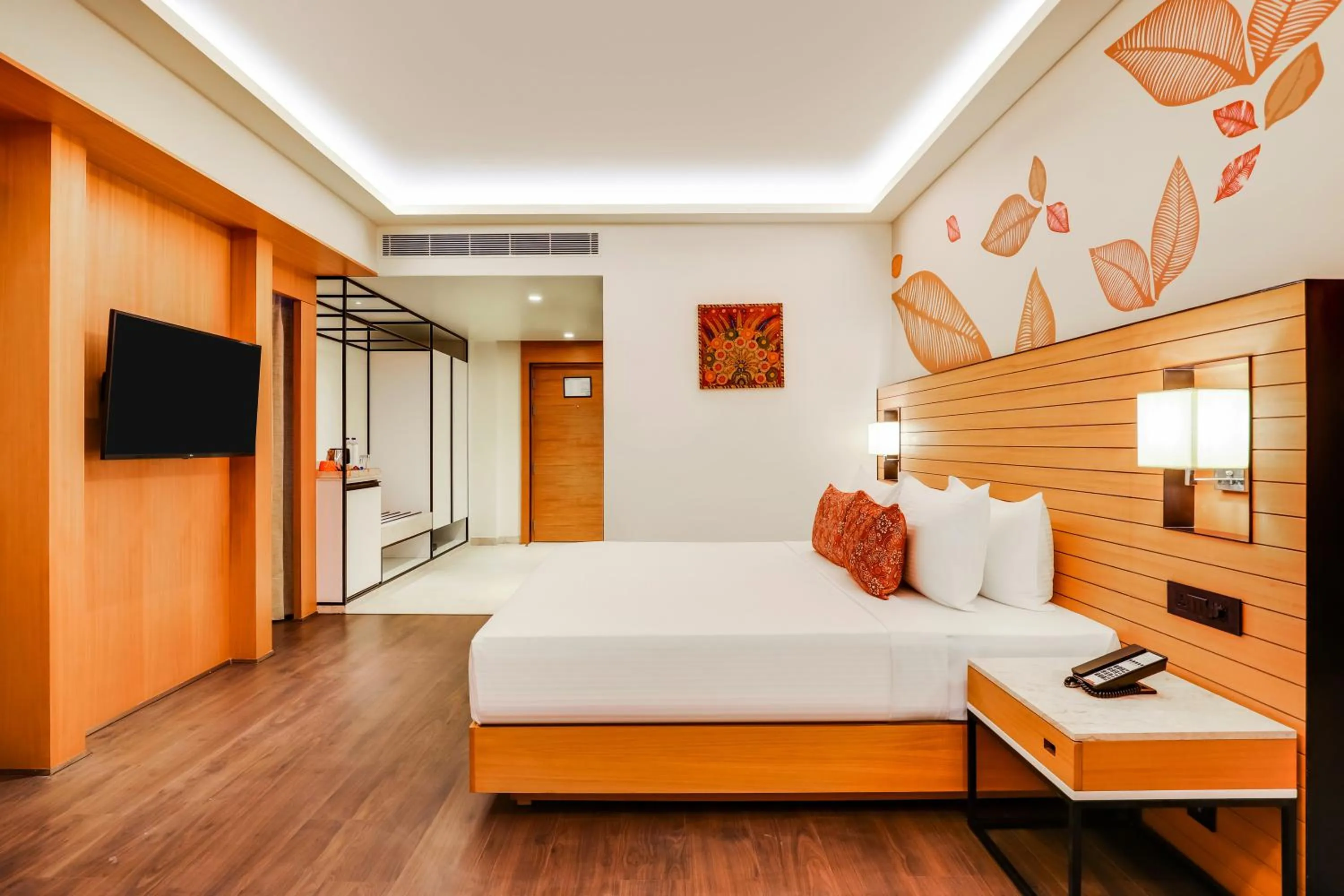 Bedroom, Bed in Lemon Tree Premier, Vijayawada