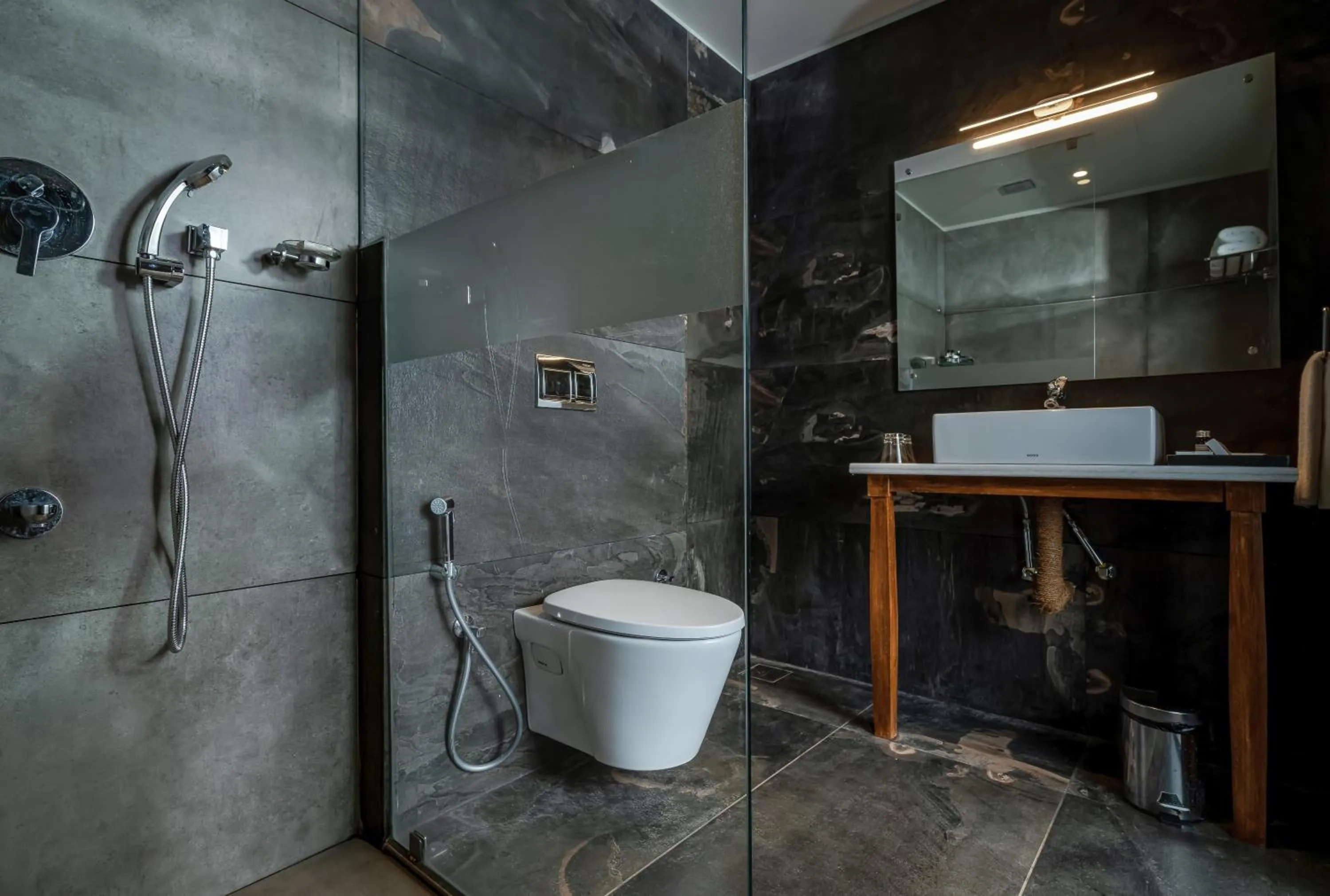 Toilet in Malabar Ocean Front Resort And Spa, Bekal