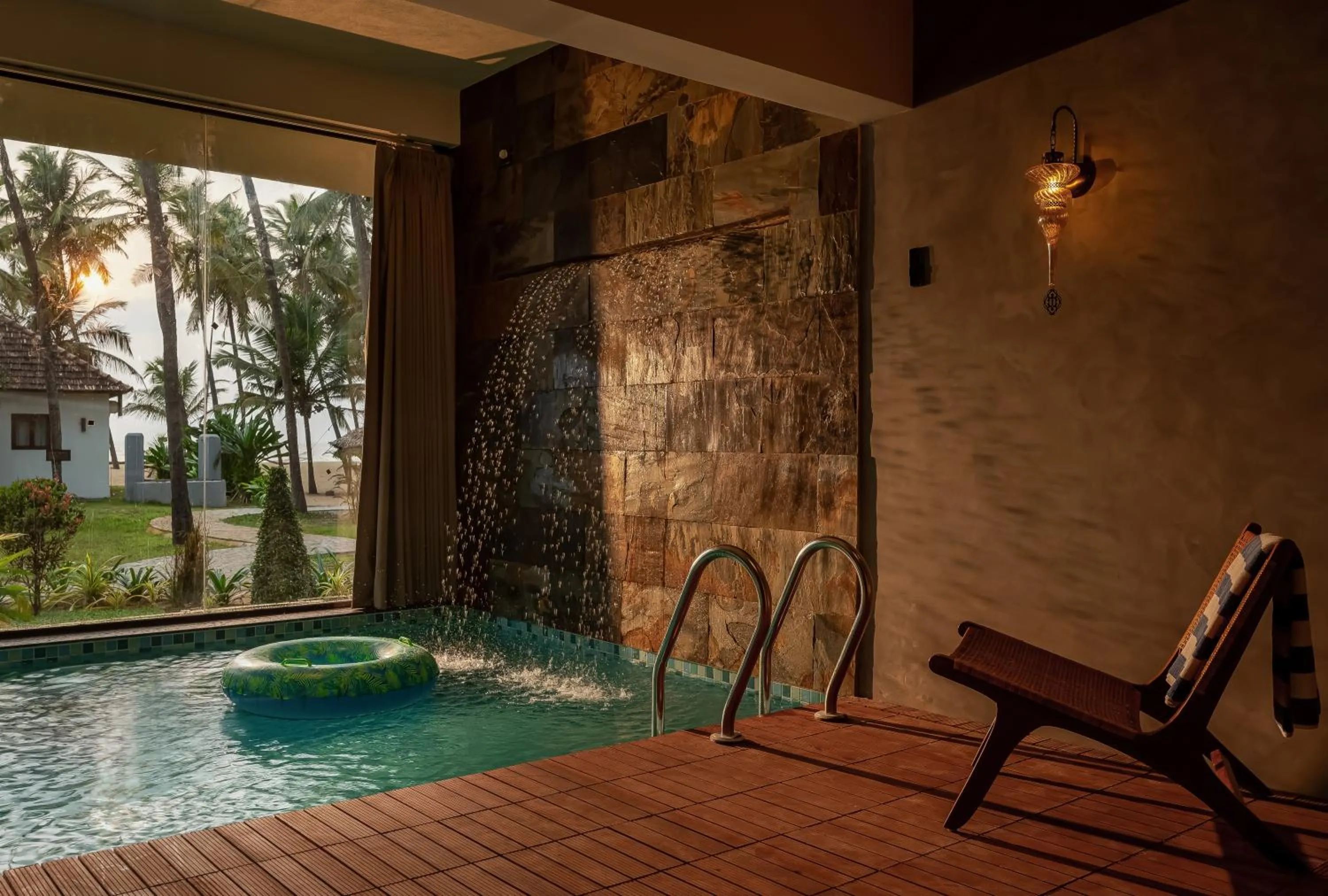Swimming pool in Malabar Ocean Front Resort And Spa, Bekal