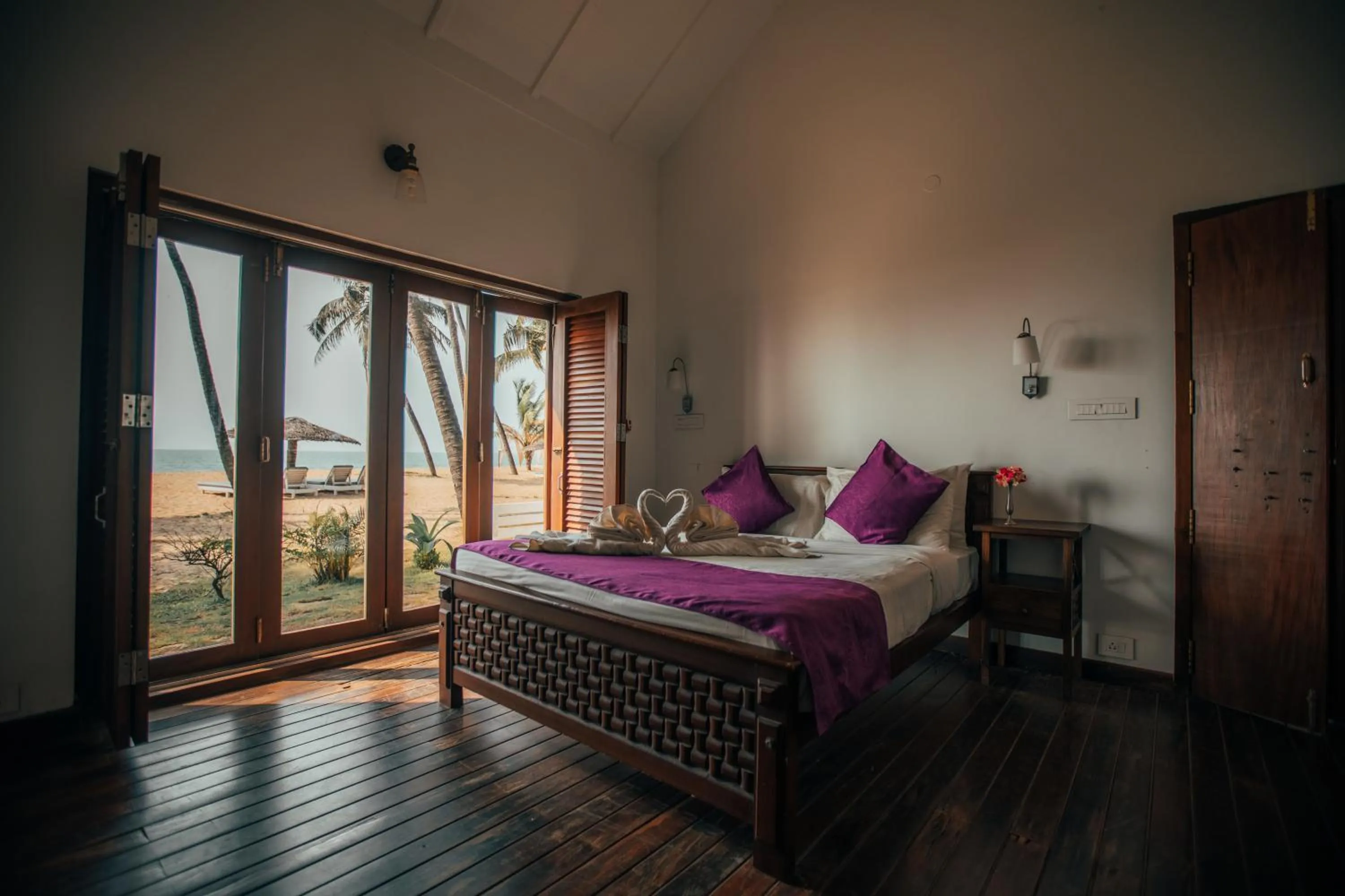 Bedroom, Bed in Malabar Ocean Front Resort And Spa, Bekal