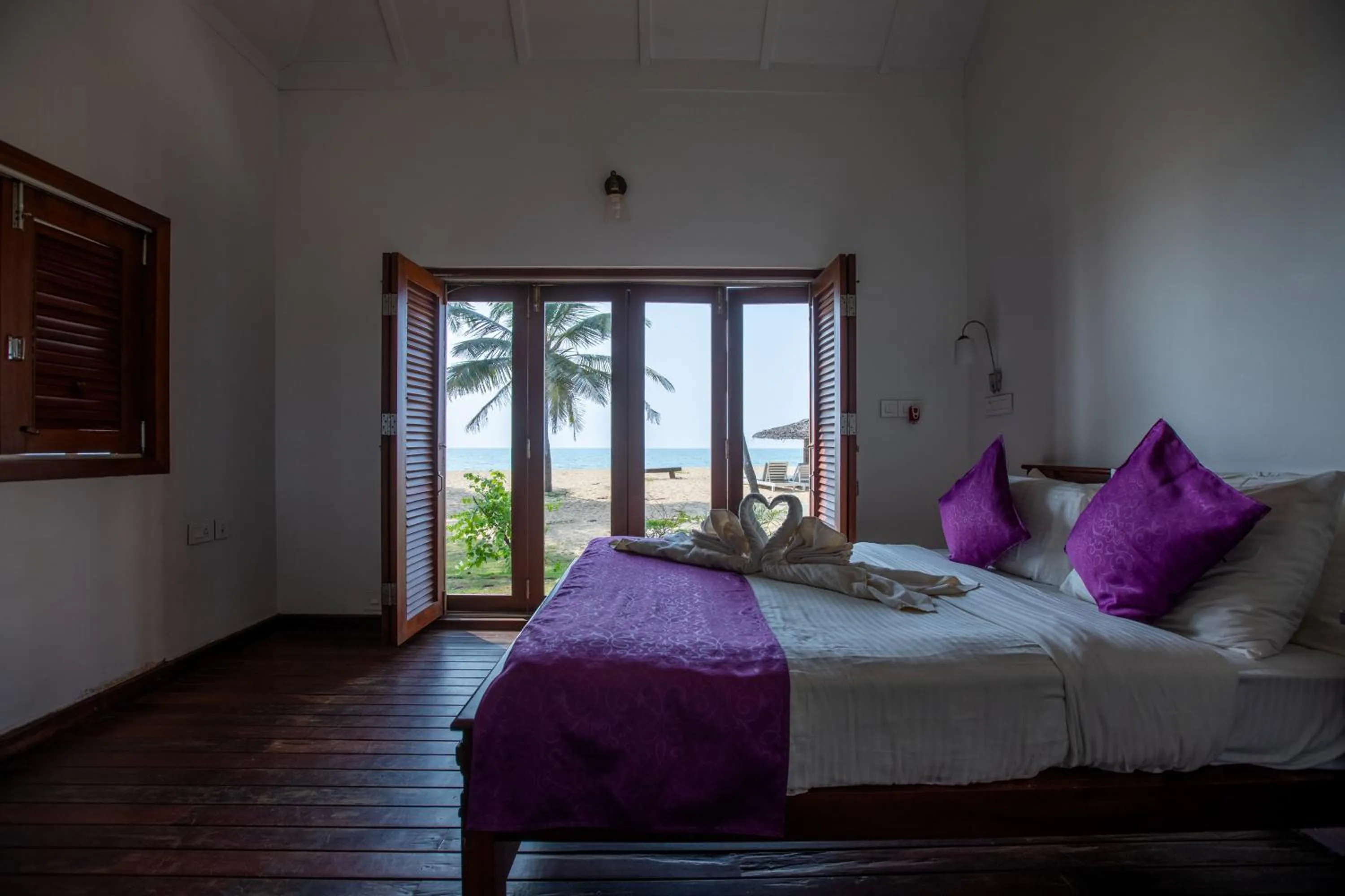 Bedroom, Bed in Malabar Ocean Front Resort And Spa, Bekal