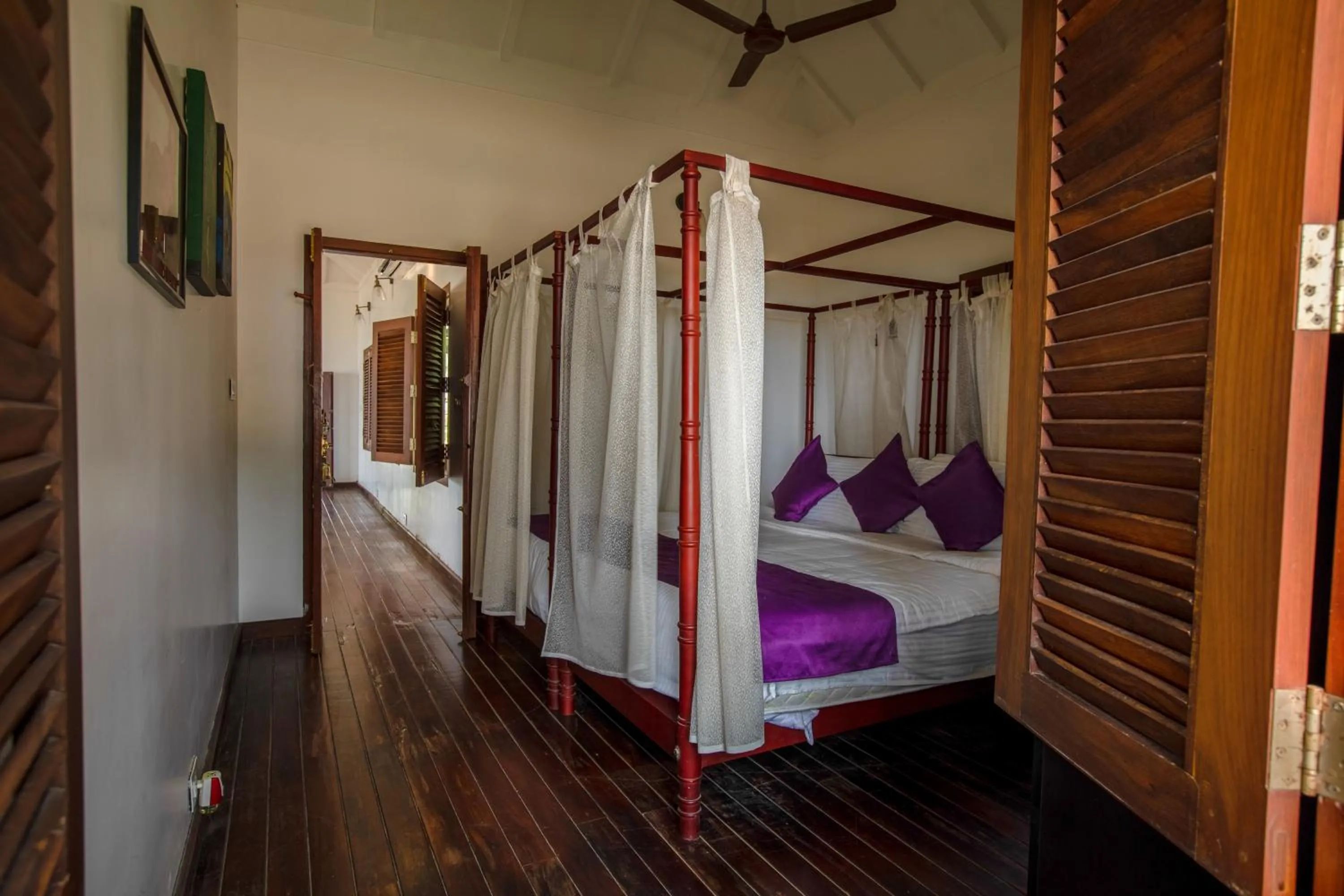 Bed in Malabar Ocean Front Resort And Spa, Bekal
