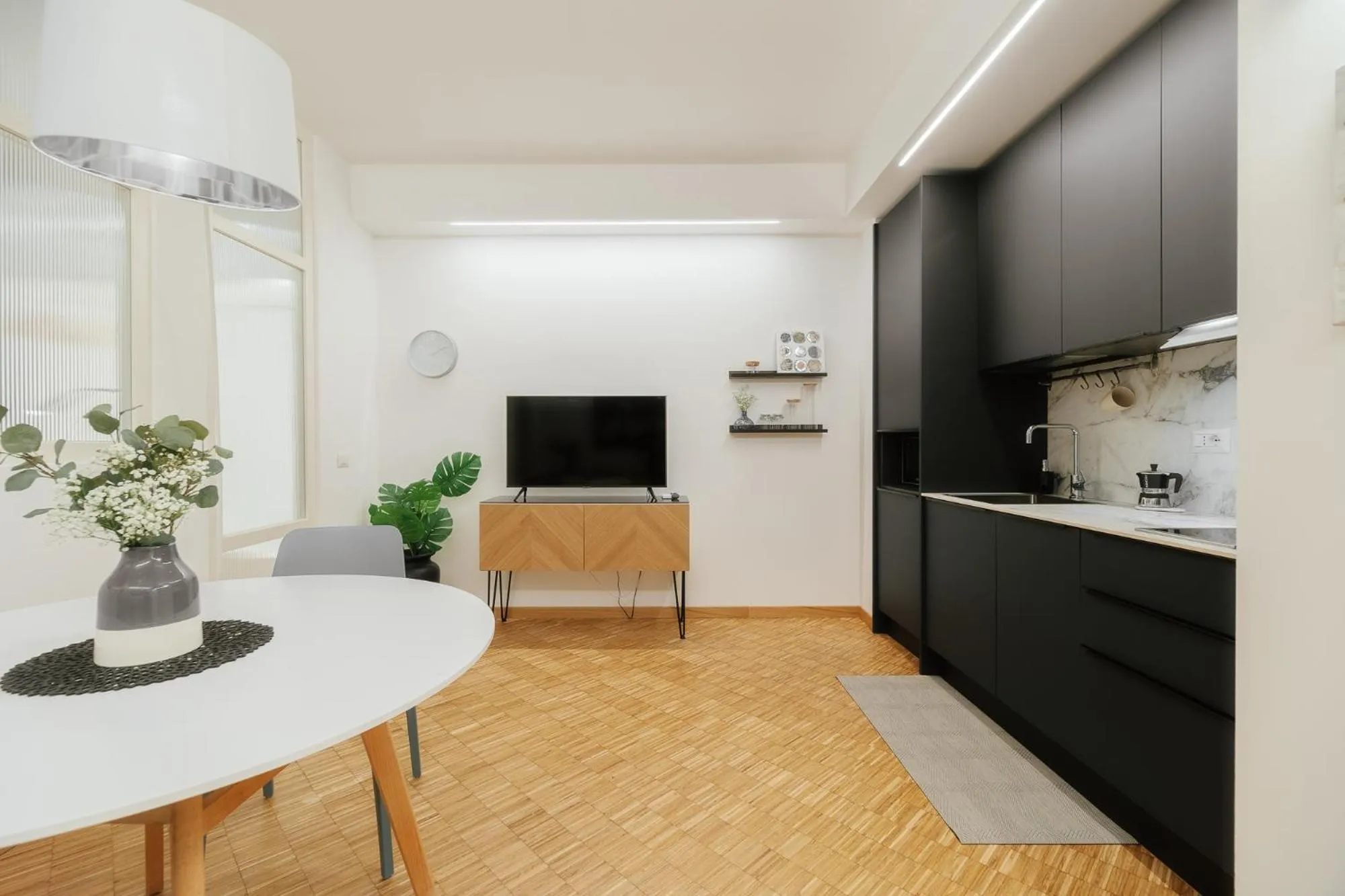 Kitchen or kitchenette in Residence Degli Aranci - Casêta