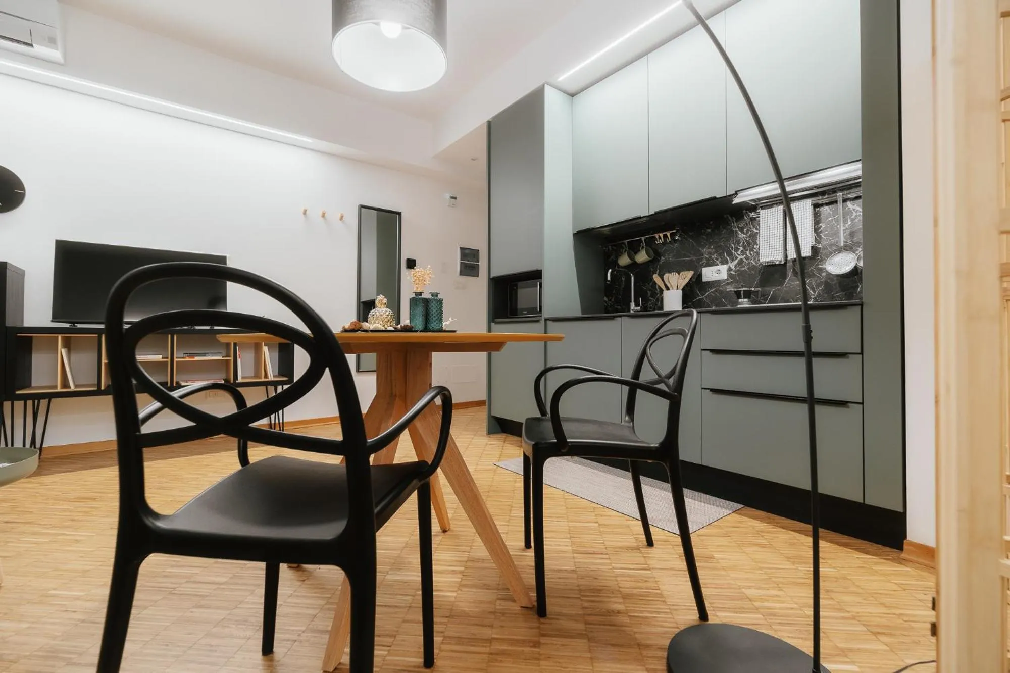 Kitchen or kitchenette in Residence Degli Aranci - Casêta