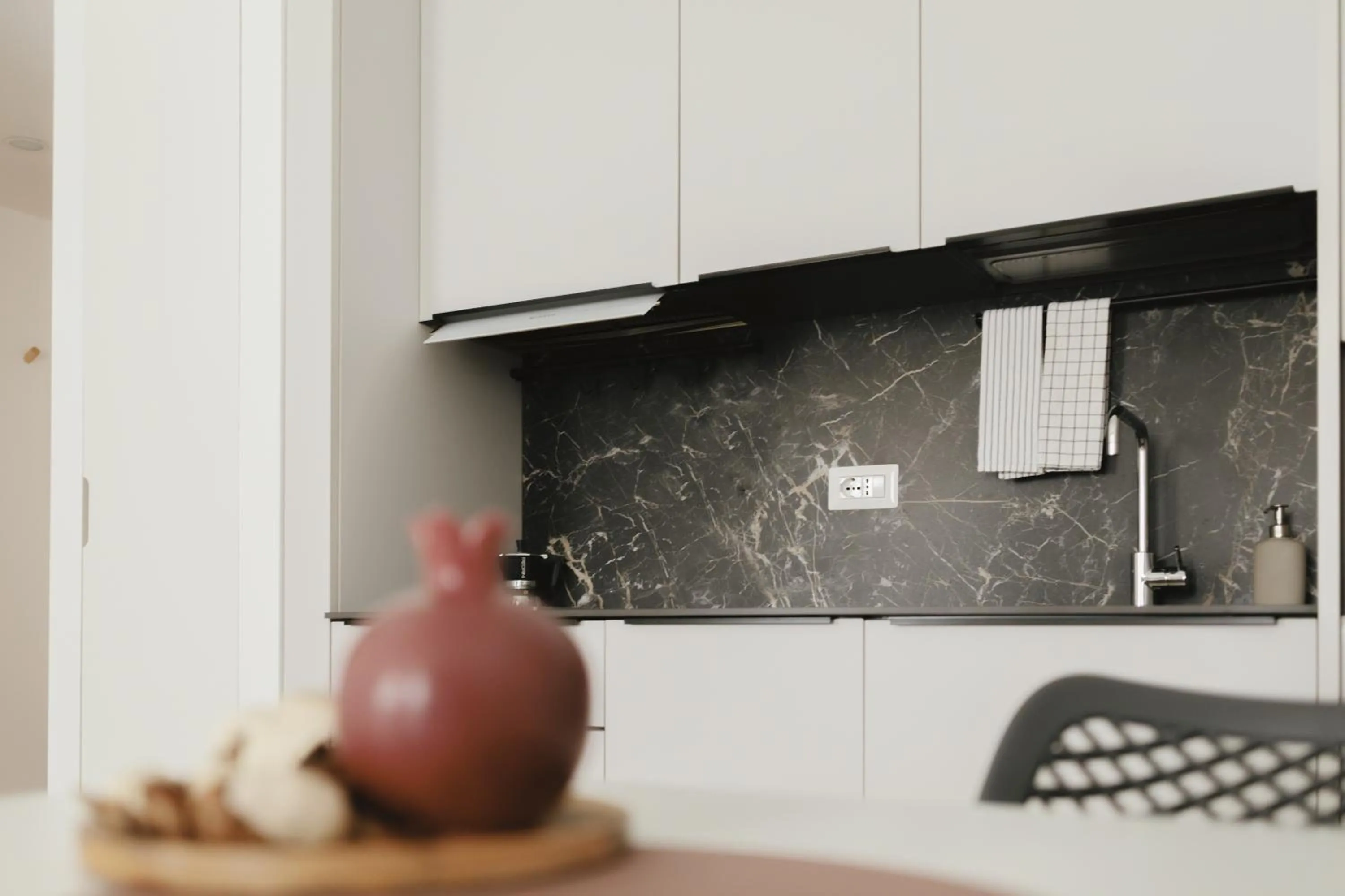 Kitchen or kitchenette in Residence Degli Aranci - Casêta